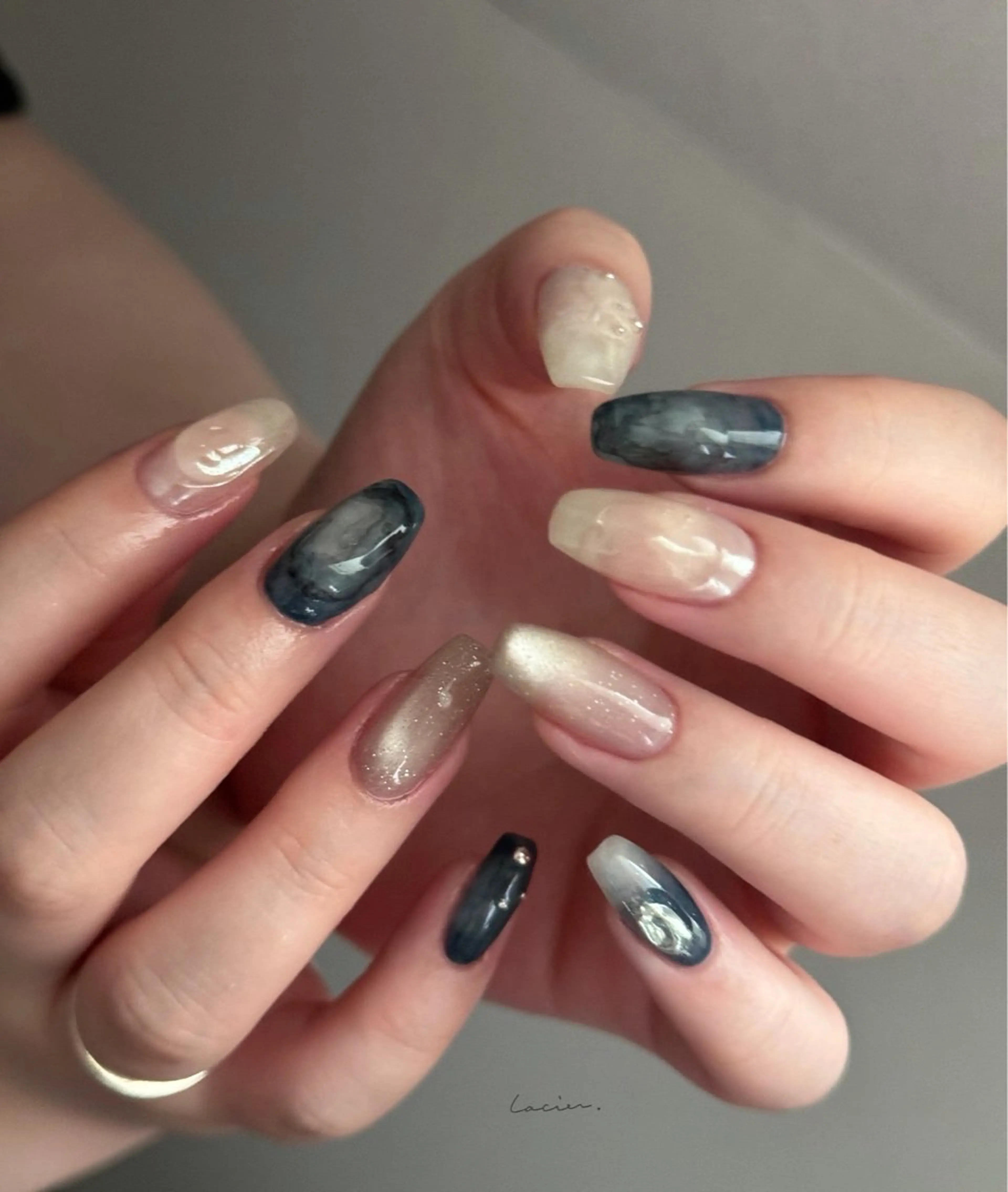 ネイル ハンドネイル lacier nailのネイルデザイン