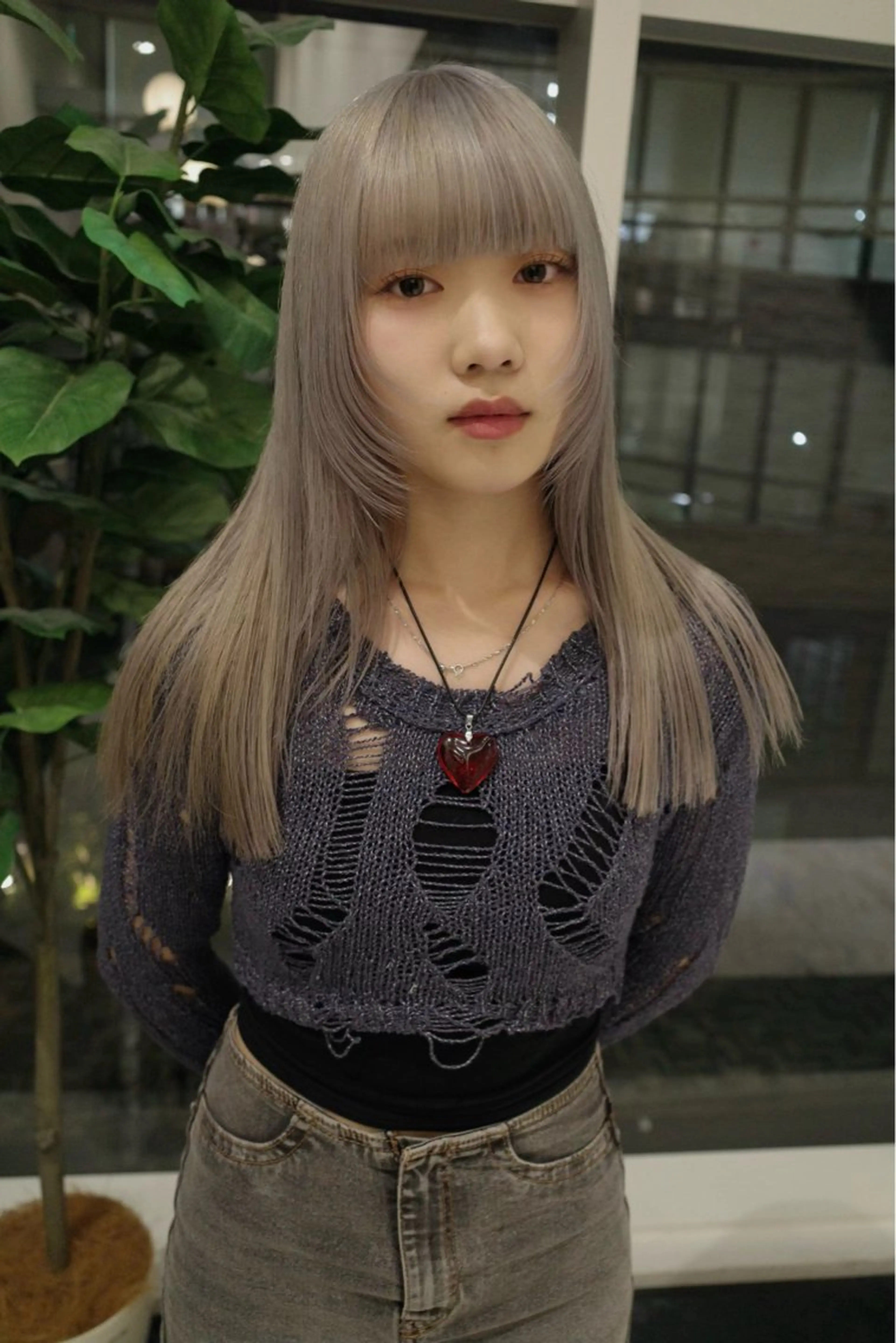 ミディアム カラー カット ヘアカラー トリートメント SALOWIN所属・ブリーチ✨ ボブ✨レイヤーのヘアスタイル