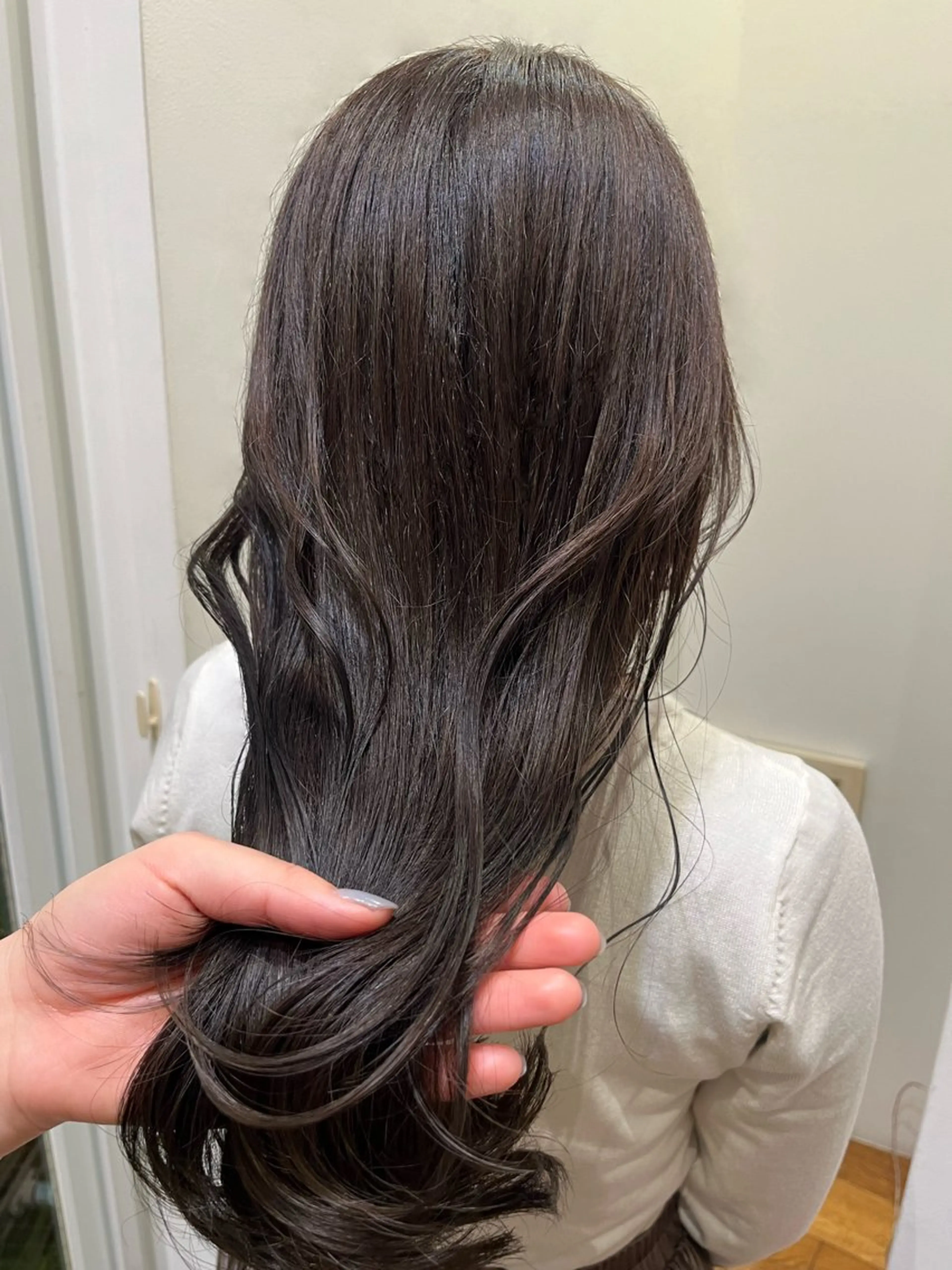 セミロング カラー ヘアカラー 暖色カラー/似合わせ カット/名古屋/辻のヘアスタイル