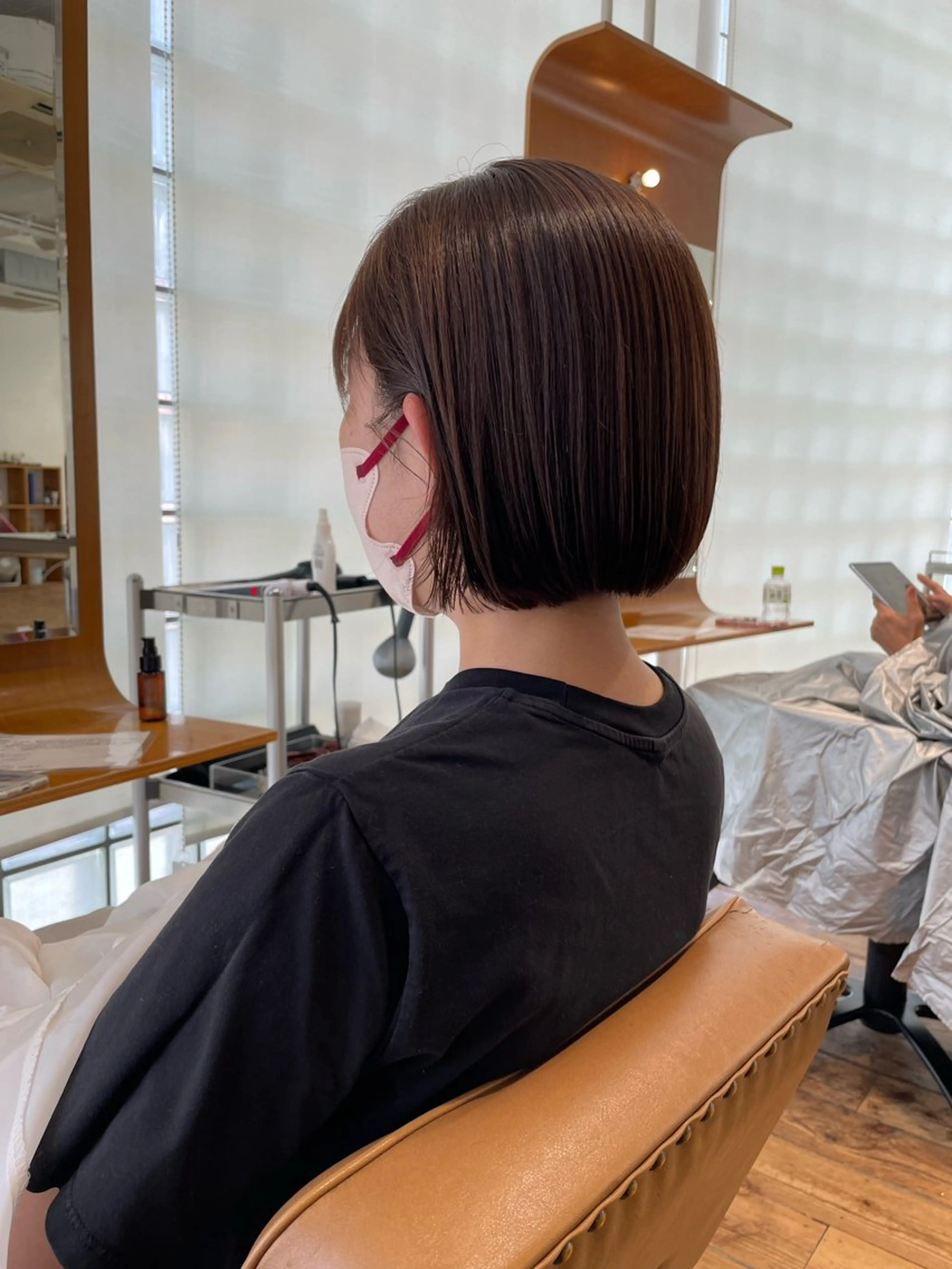 ショート ボブ ヘアカラー マツゴウ　カズヤ/金 沢文庫／パーマのヘアスタイル