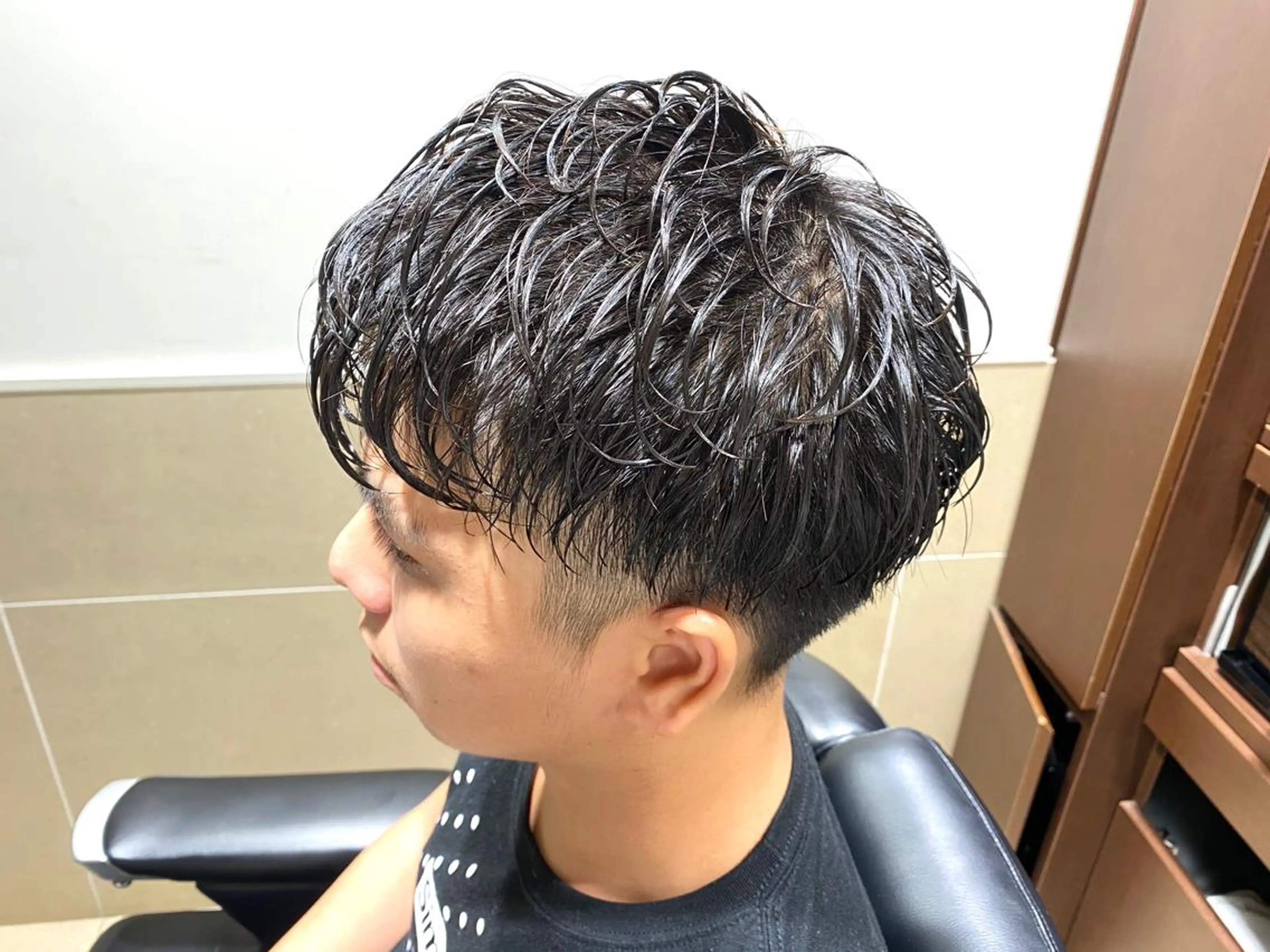 ミディアム メンズ HIRO GINZA 池袋東口店所属・林田 龍明のヘアスタイル