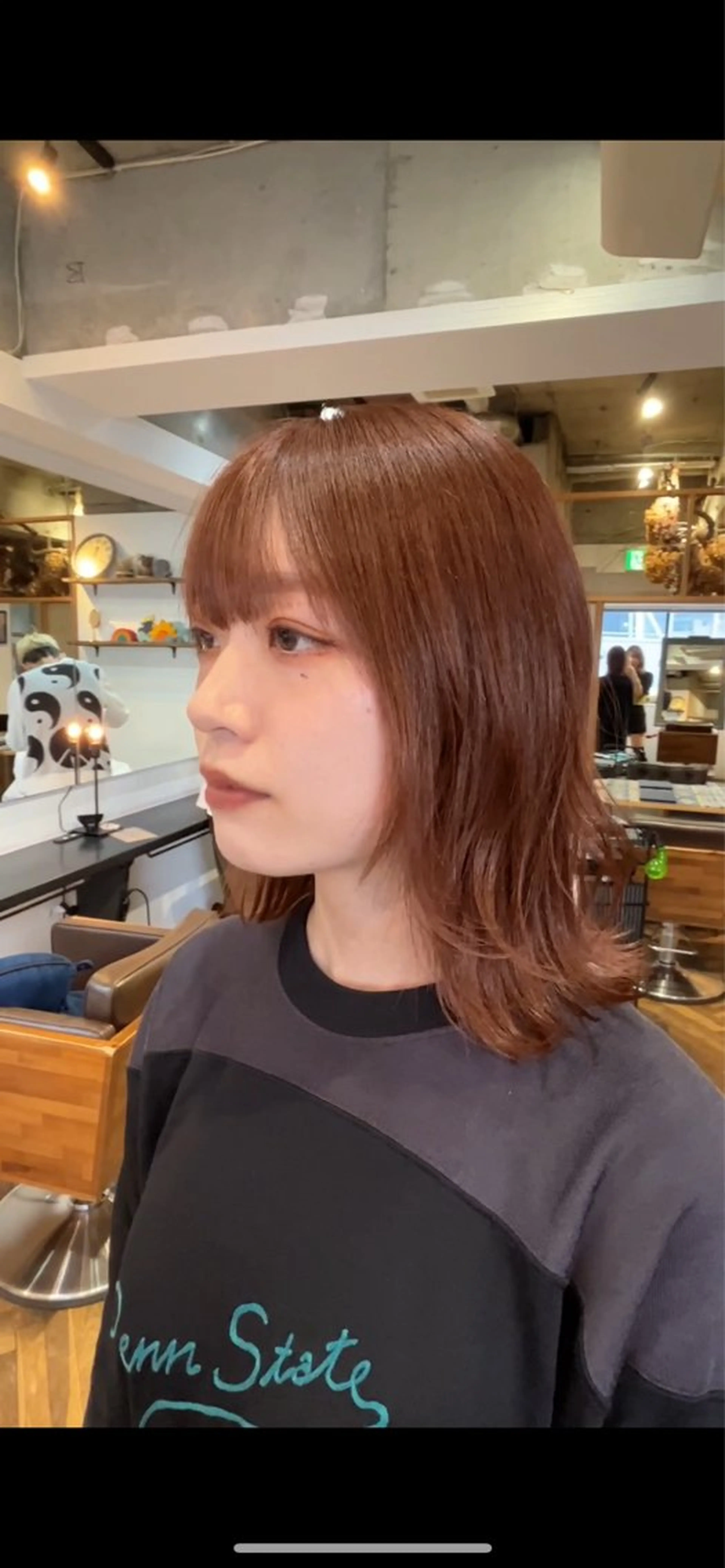 セミロング カラー HOMIE TOKYO所属・sora / 渋谷 / ハイトーンのヘアスタイル