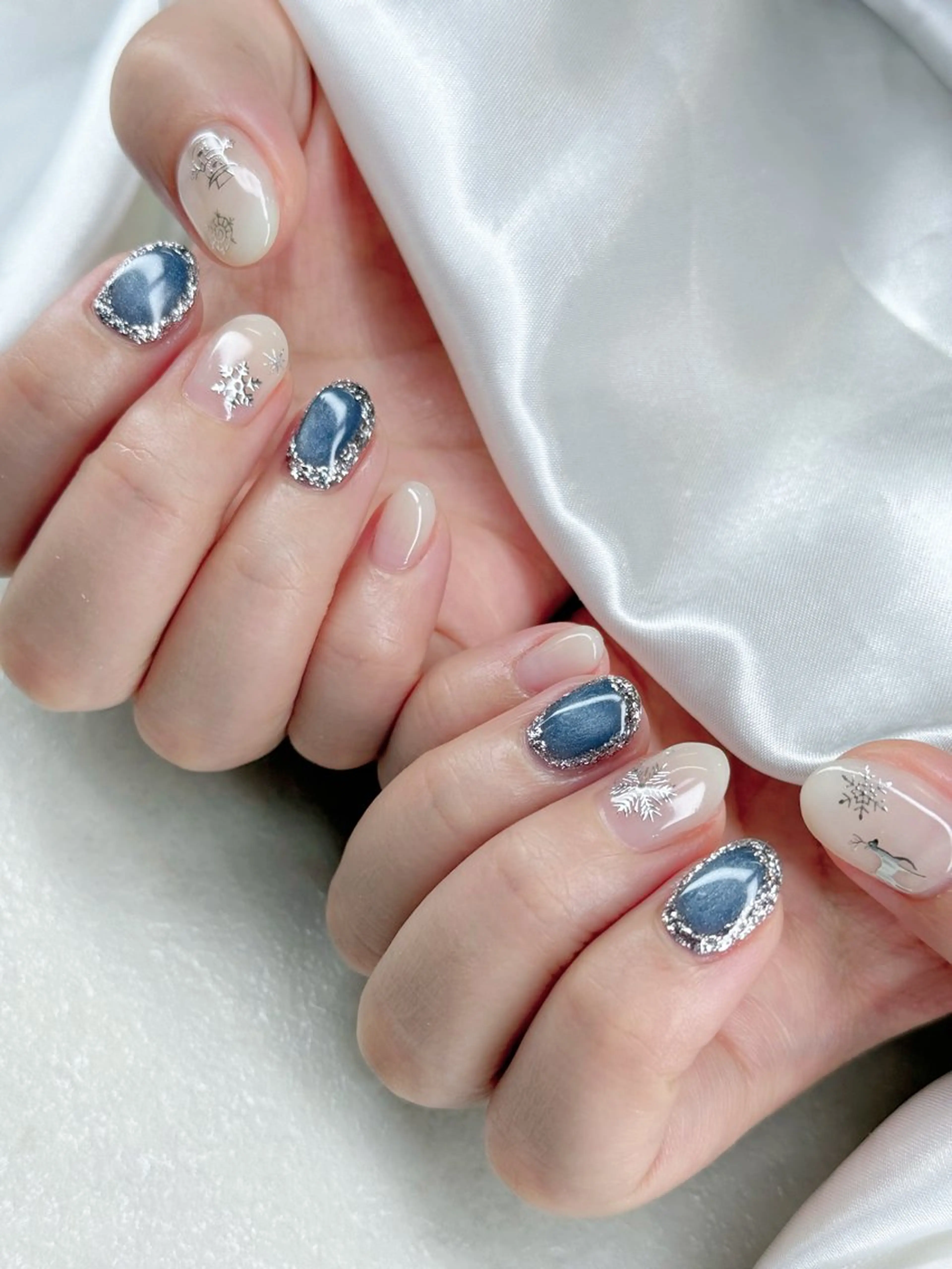 ネイル ハンドネイル Agate miku🎀‧₊のネイルデザイン