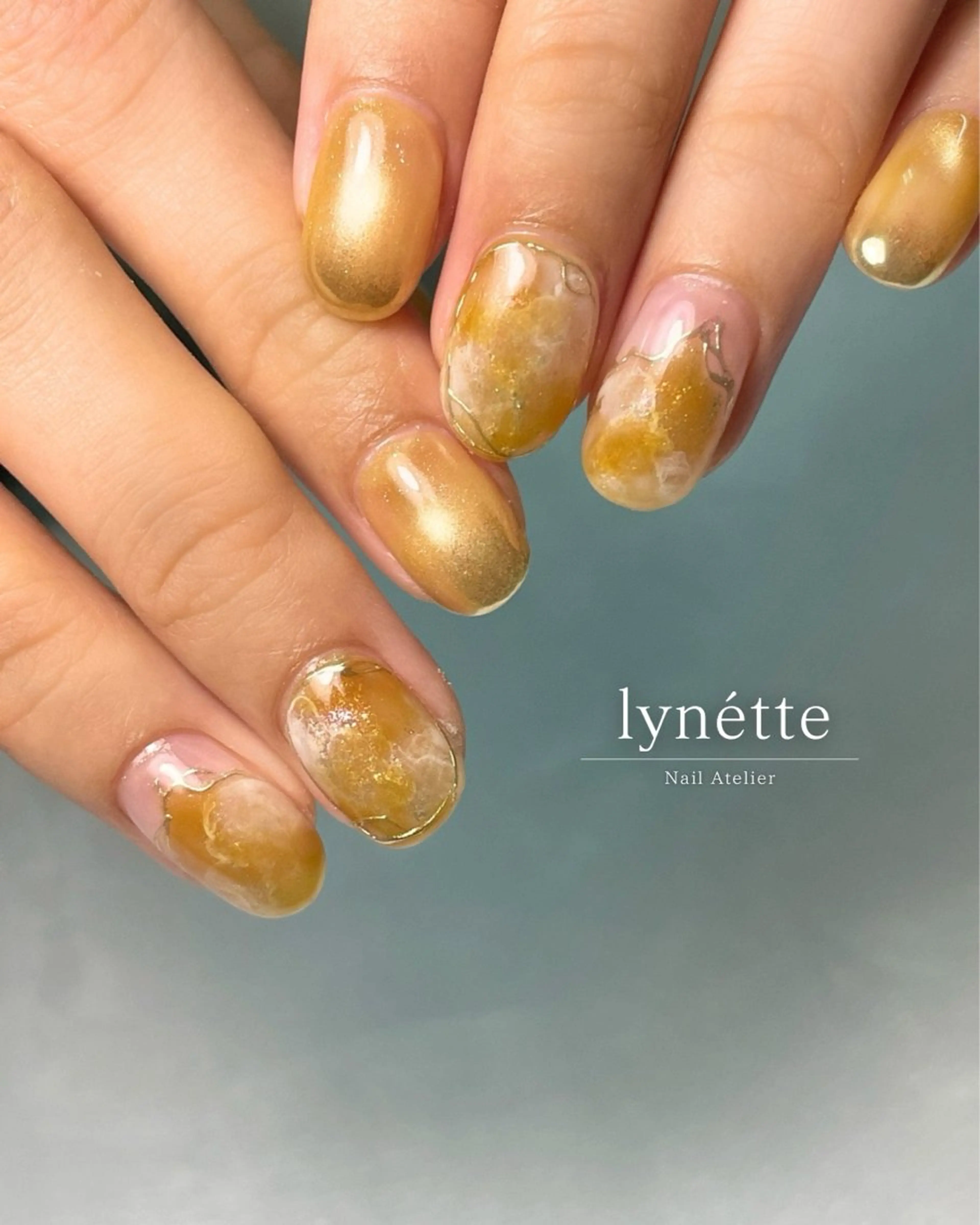 ネイル ニュアンスネイル lynétte 那覇ネイルサロンのネイルデザイン