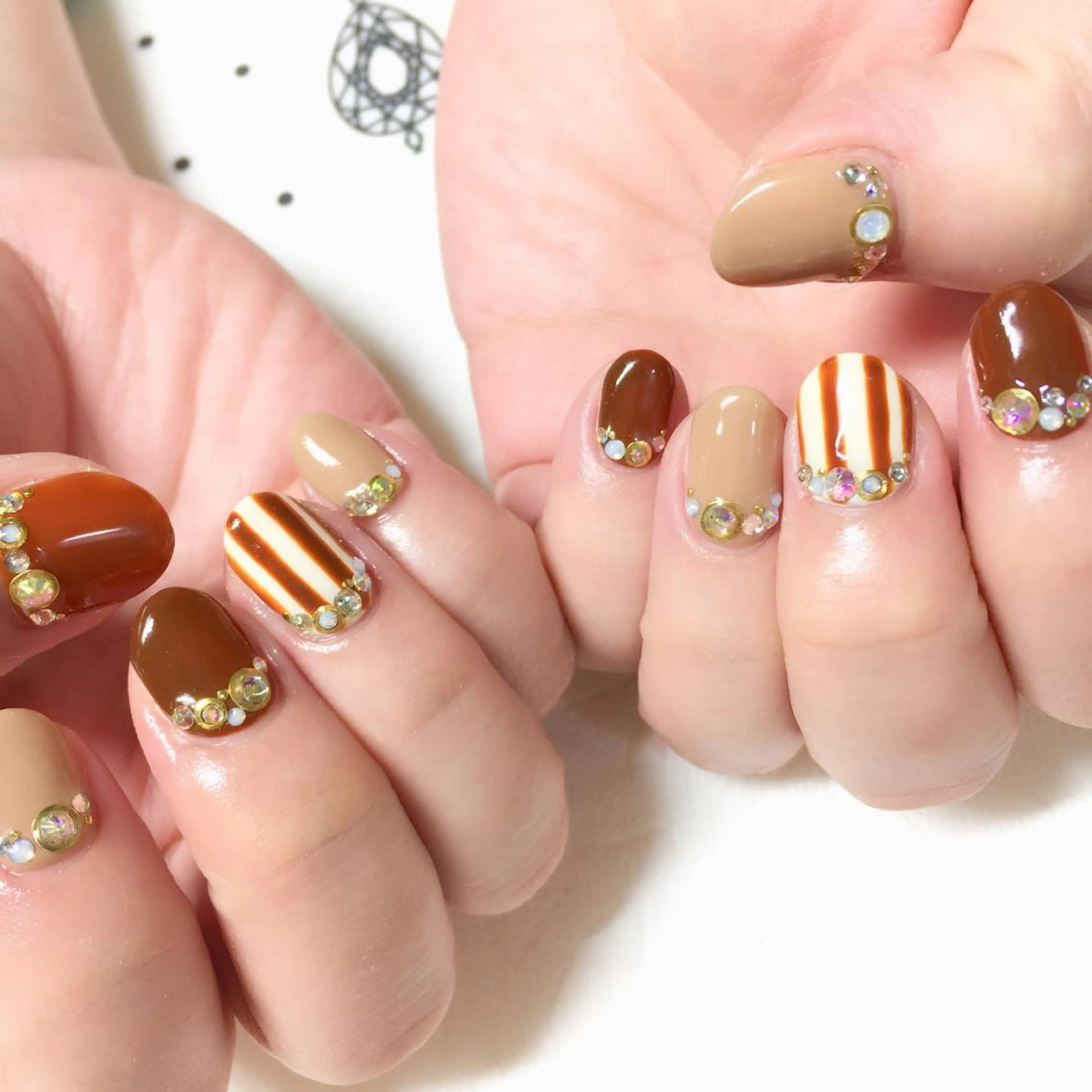 ネイル バレンタイン clover nailのネイルデザイン