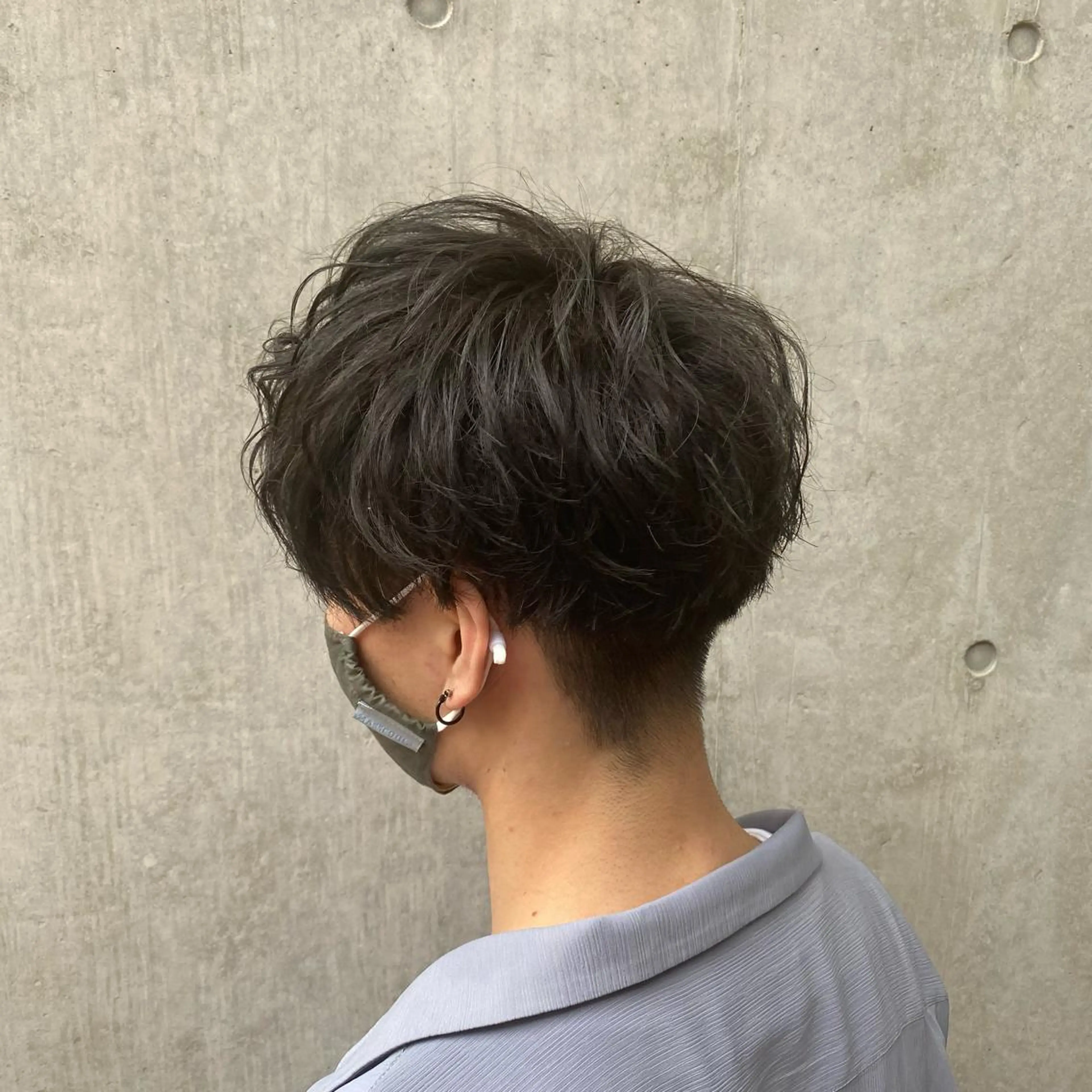 ショート メンズ カット unopulir Vamos店所属・梅田茶屋町メンズ 専門美容師 山元一平のヘアスタイル