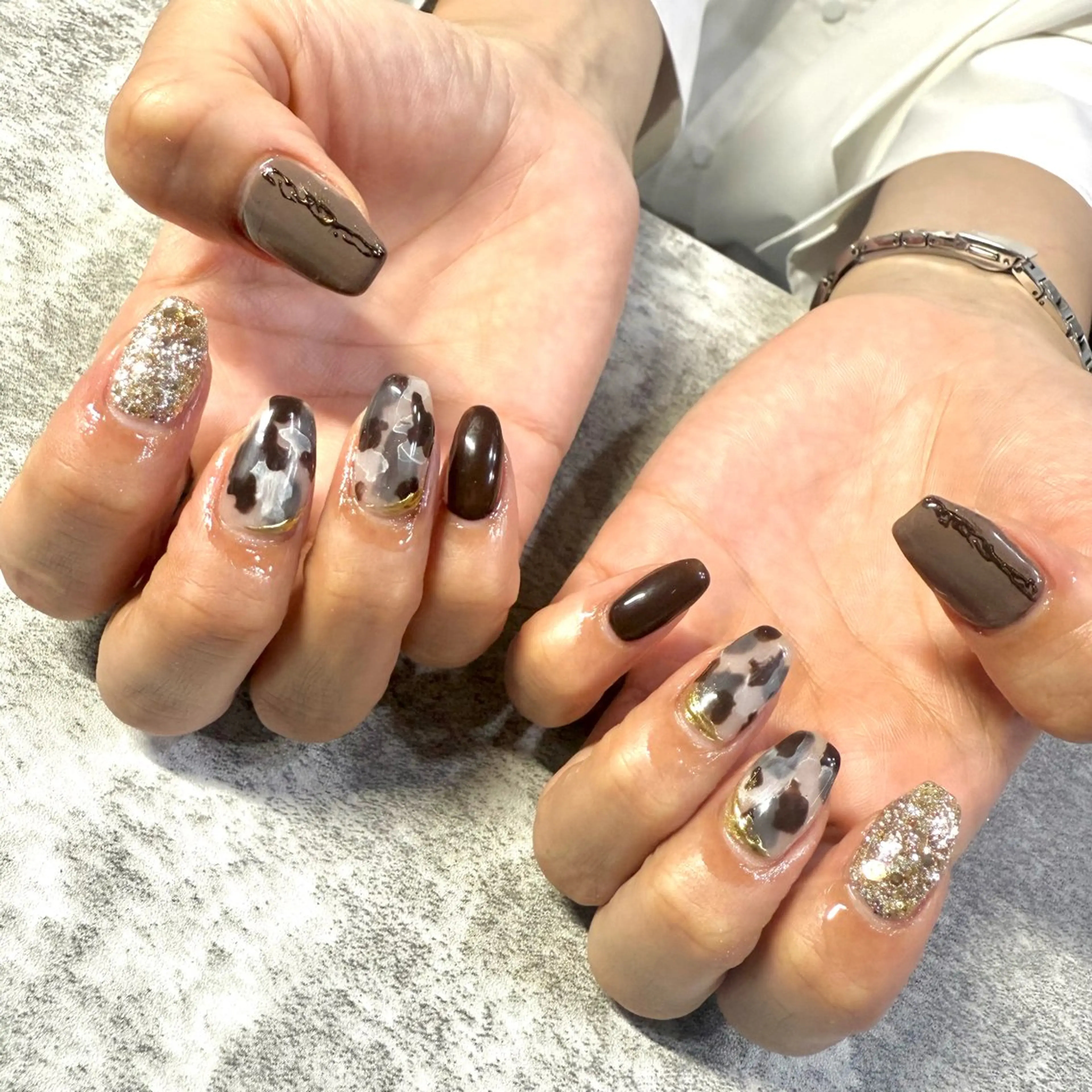 ネイル アニマル柄 ハンドネイル ★Rinail... .のネイルデザイン