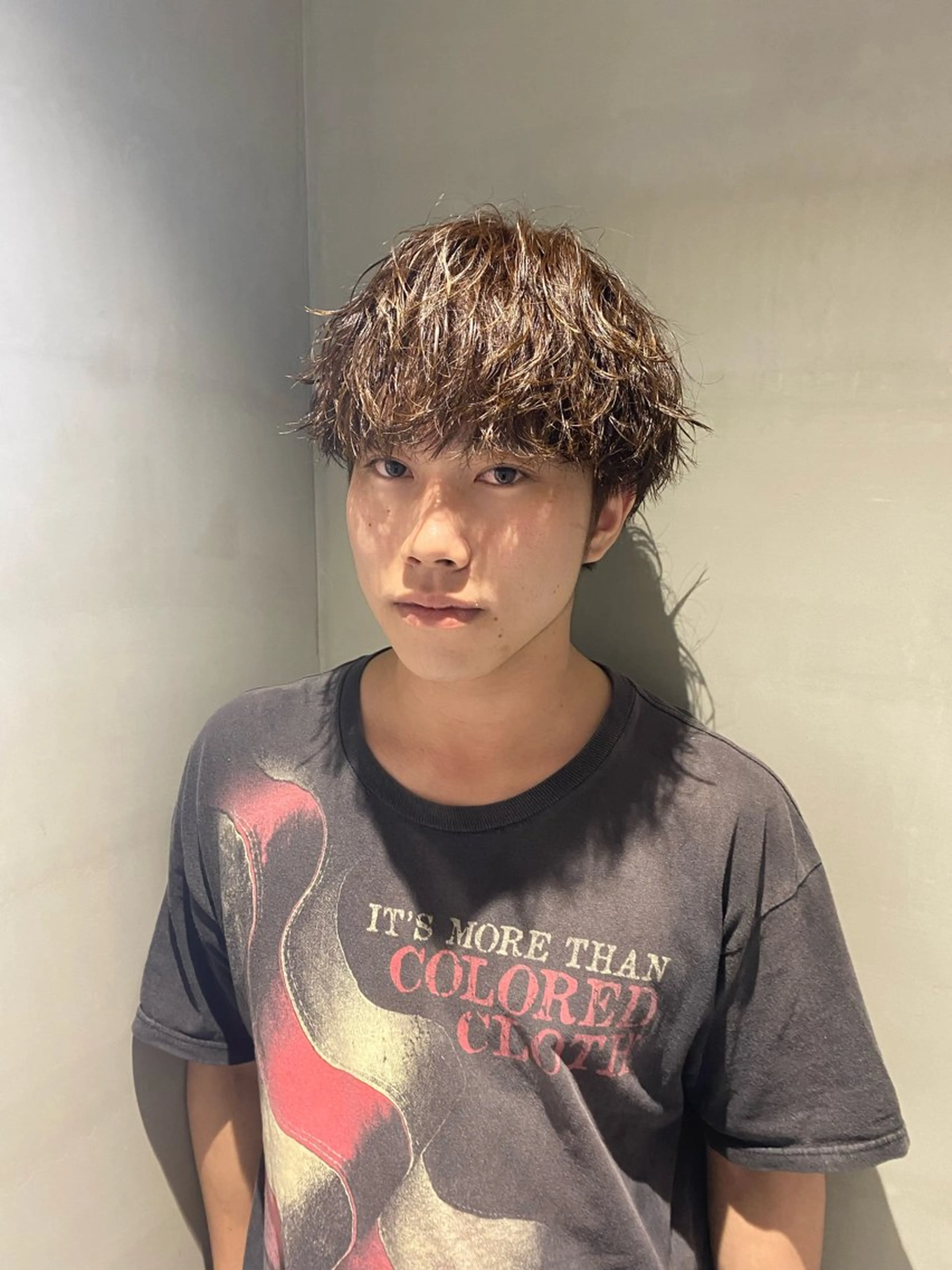 ミディアム パーマ メンズ fifth天神大名メンズサロン(フィフス)所属・fifth天神パーマ 特化/大田宗一朗のヘアスタイル