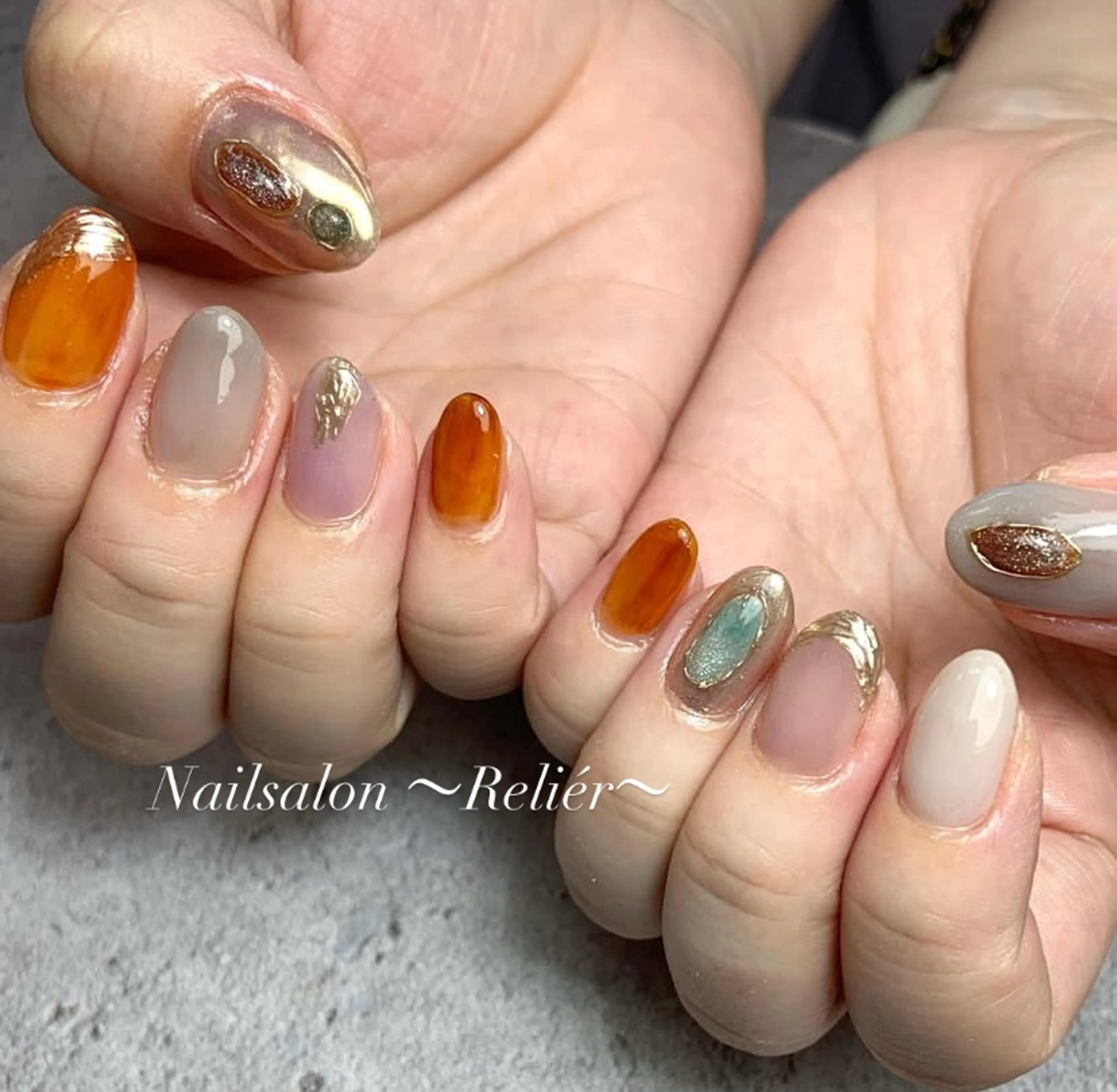 ネイル アートネイル ニュアンスネイル Nailsalon 〜Reliér〜のネイルデザイン