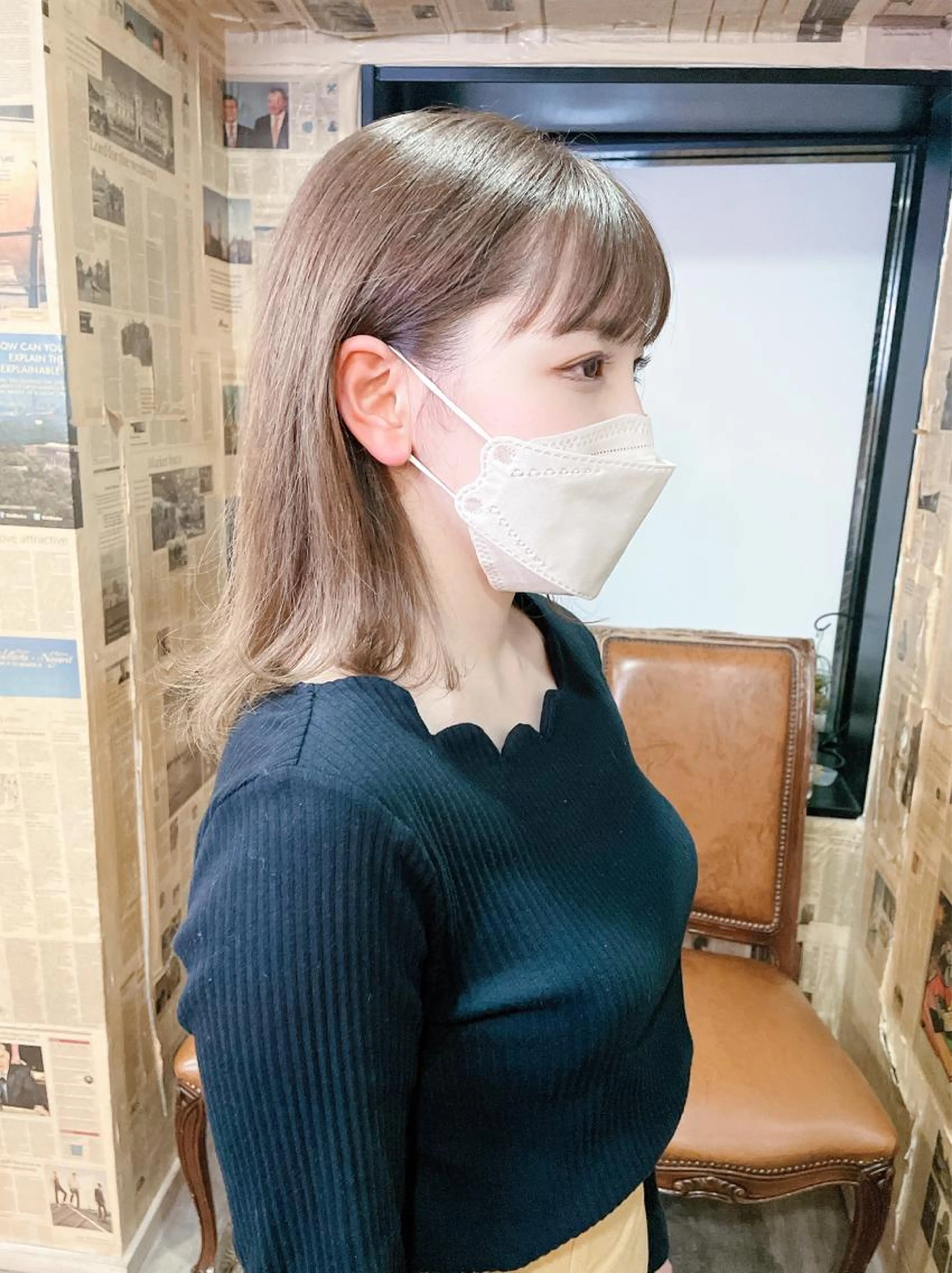 前髪cut+メテオカラートリートメント3種類 +スパの写真