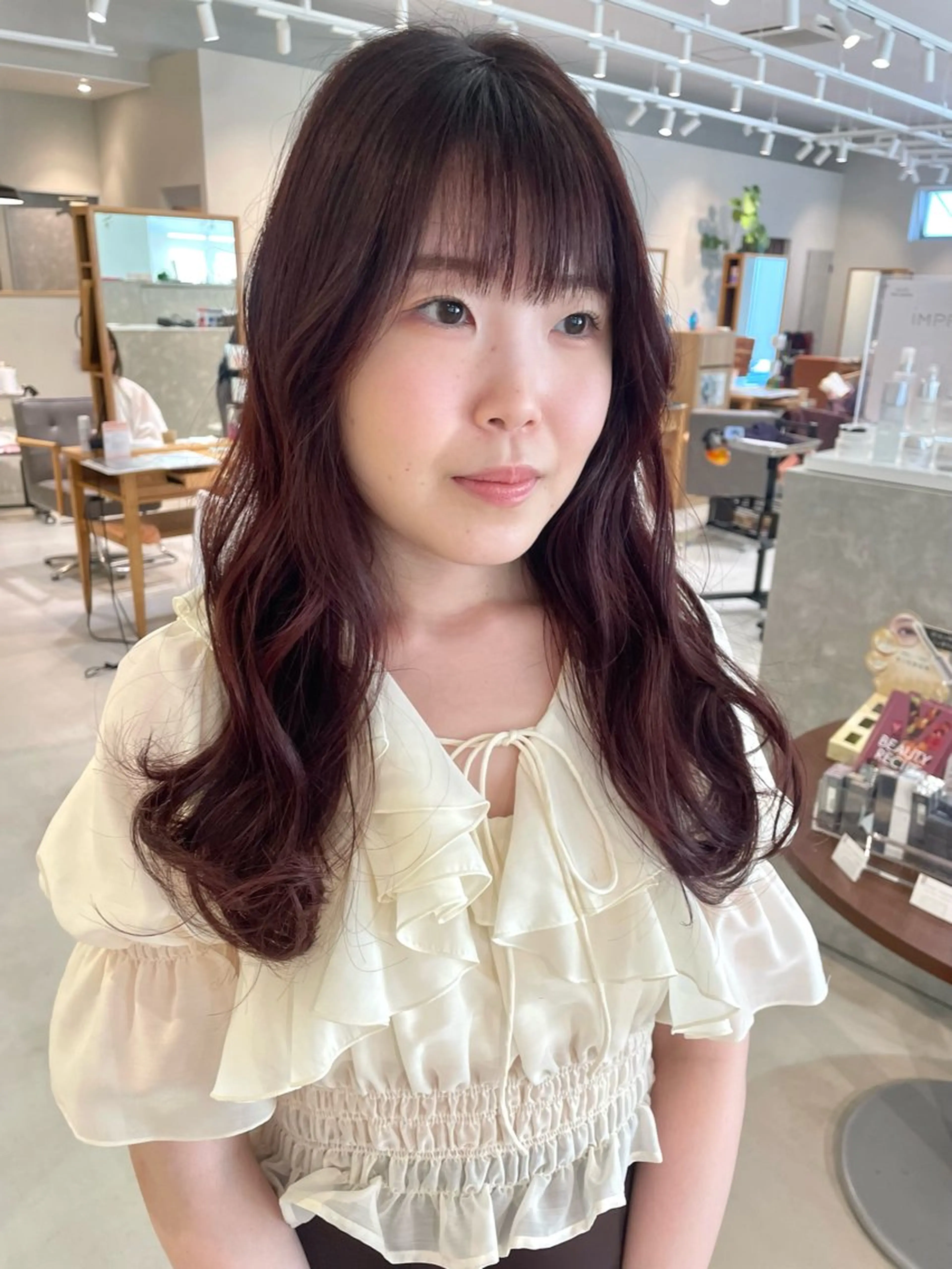 カット+ワンカラーの写真