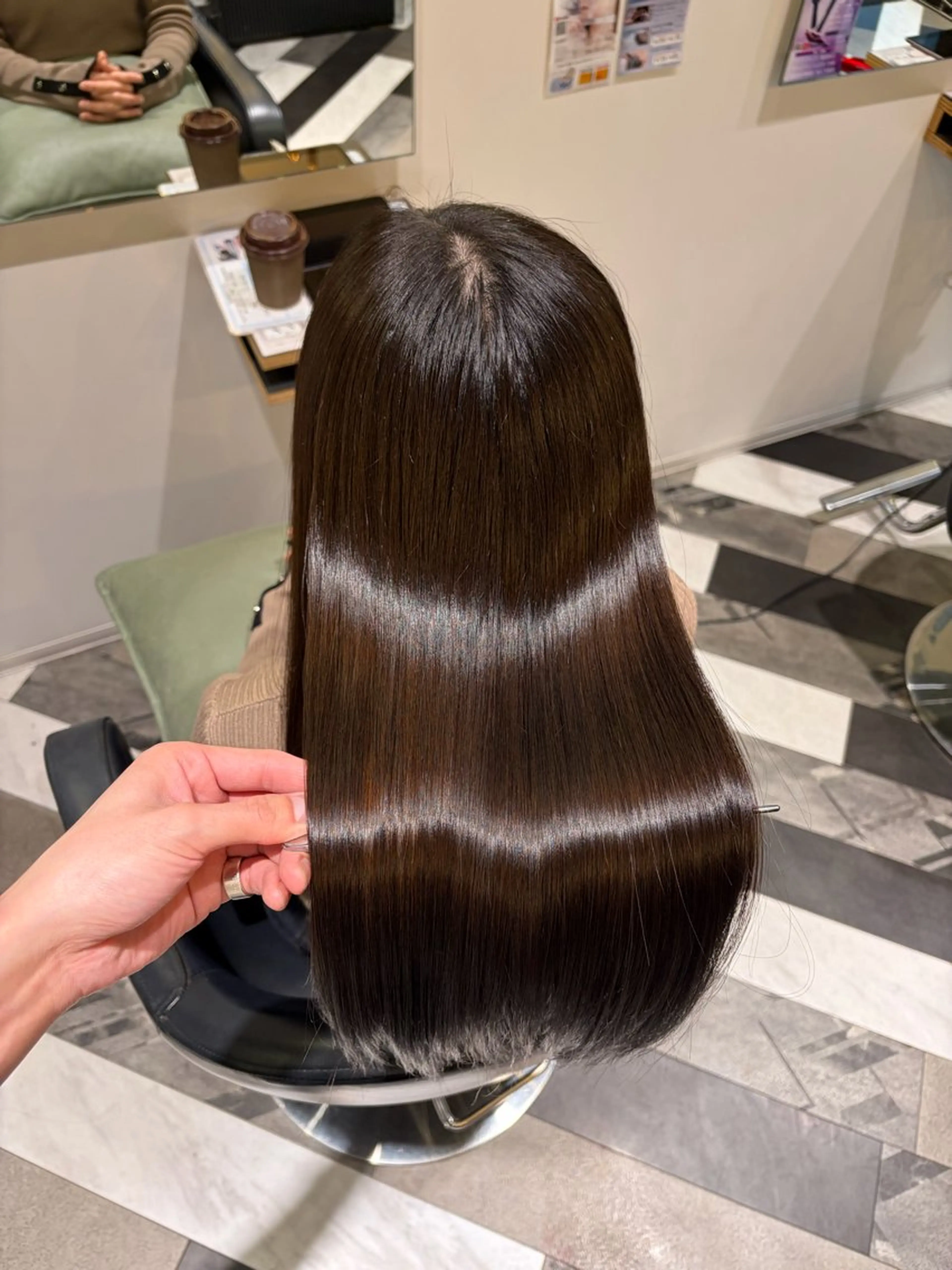 ロング カラー カット ヘアカラー トリートメント 圧倒的髪質改善 ✂︎飯島悠介のヘアスタイル