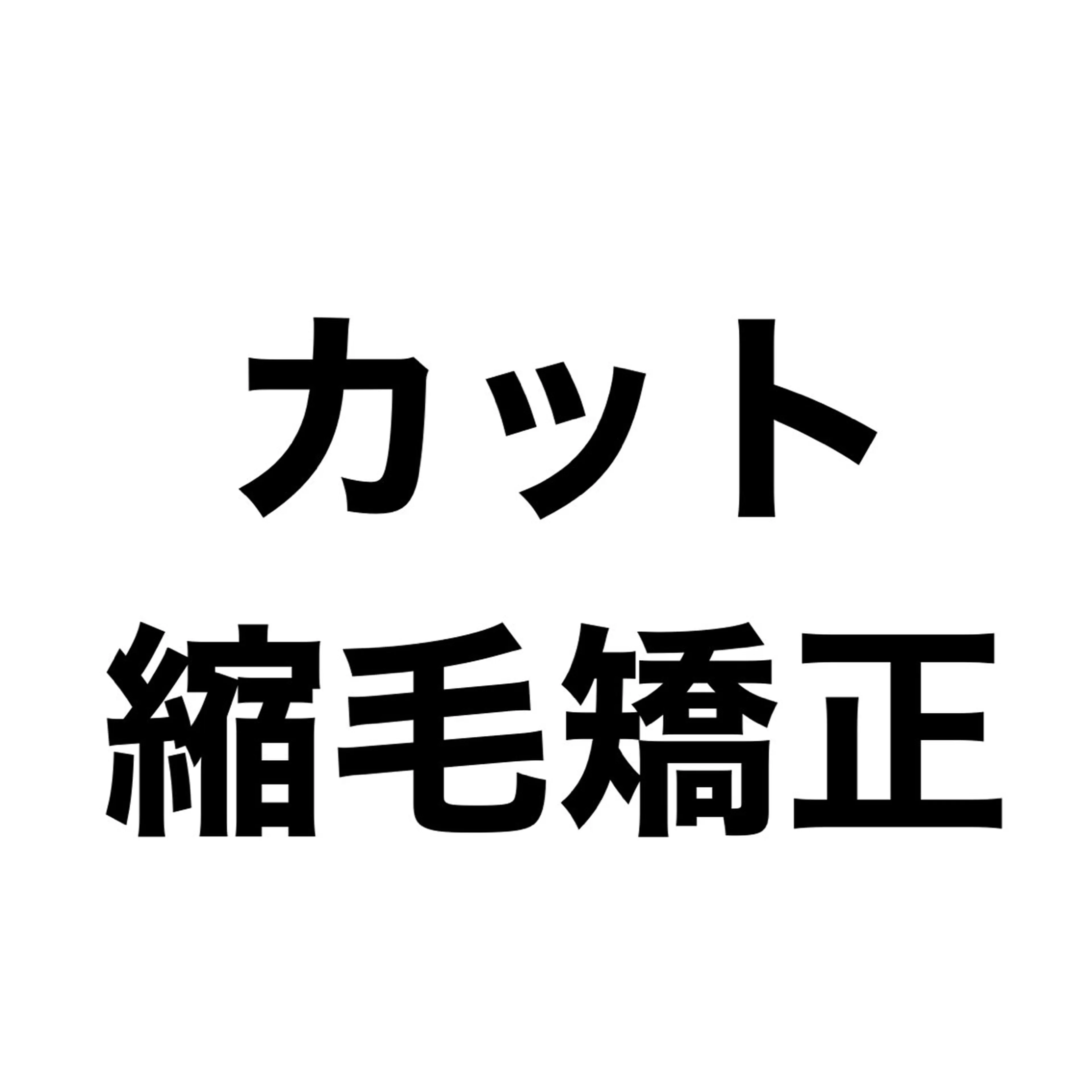 【カット縮毛矯正メニューです】⏬の写真