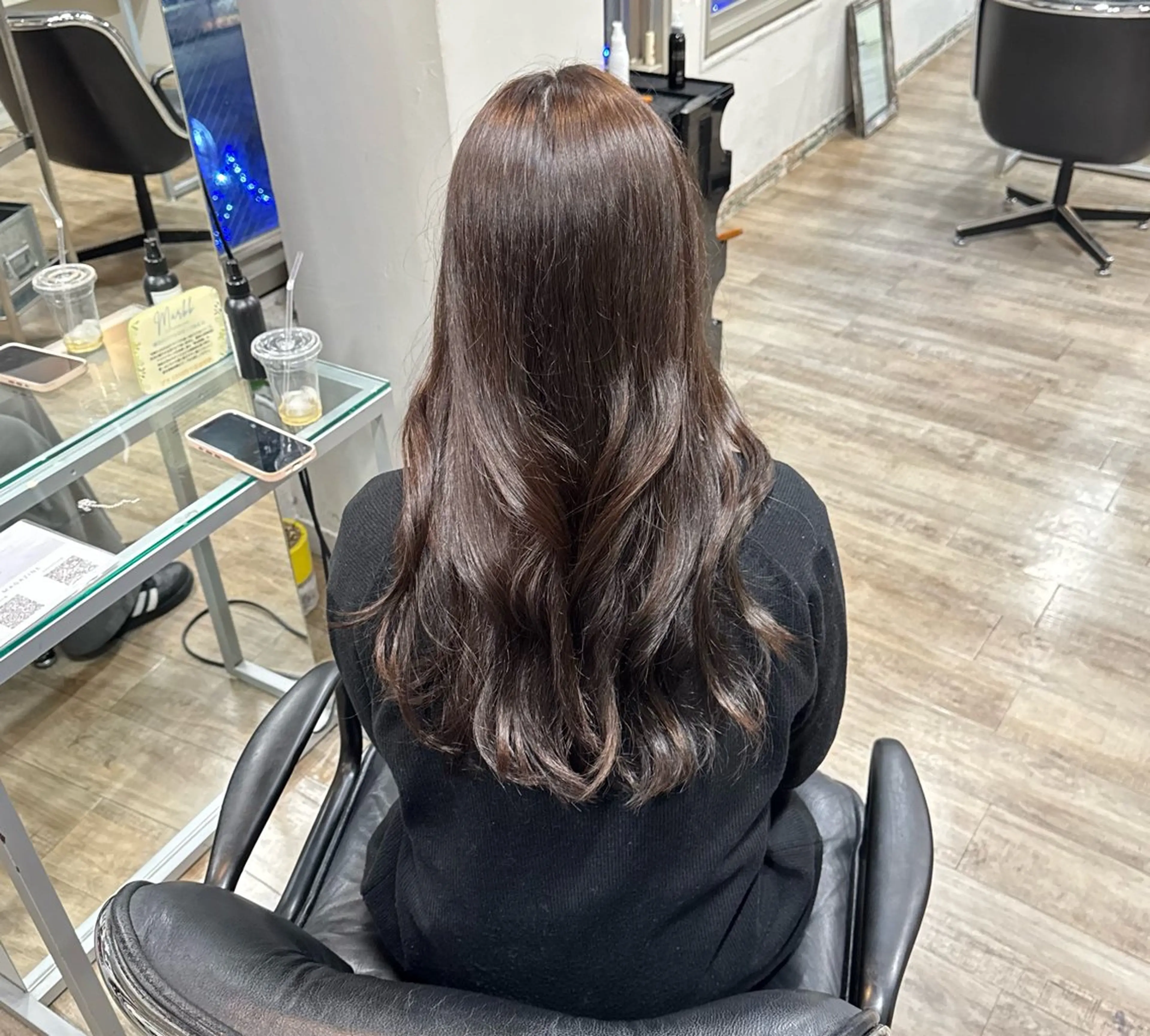 ロング カラー ヘアカラー 高部 仁斗のヘアスタイル