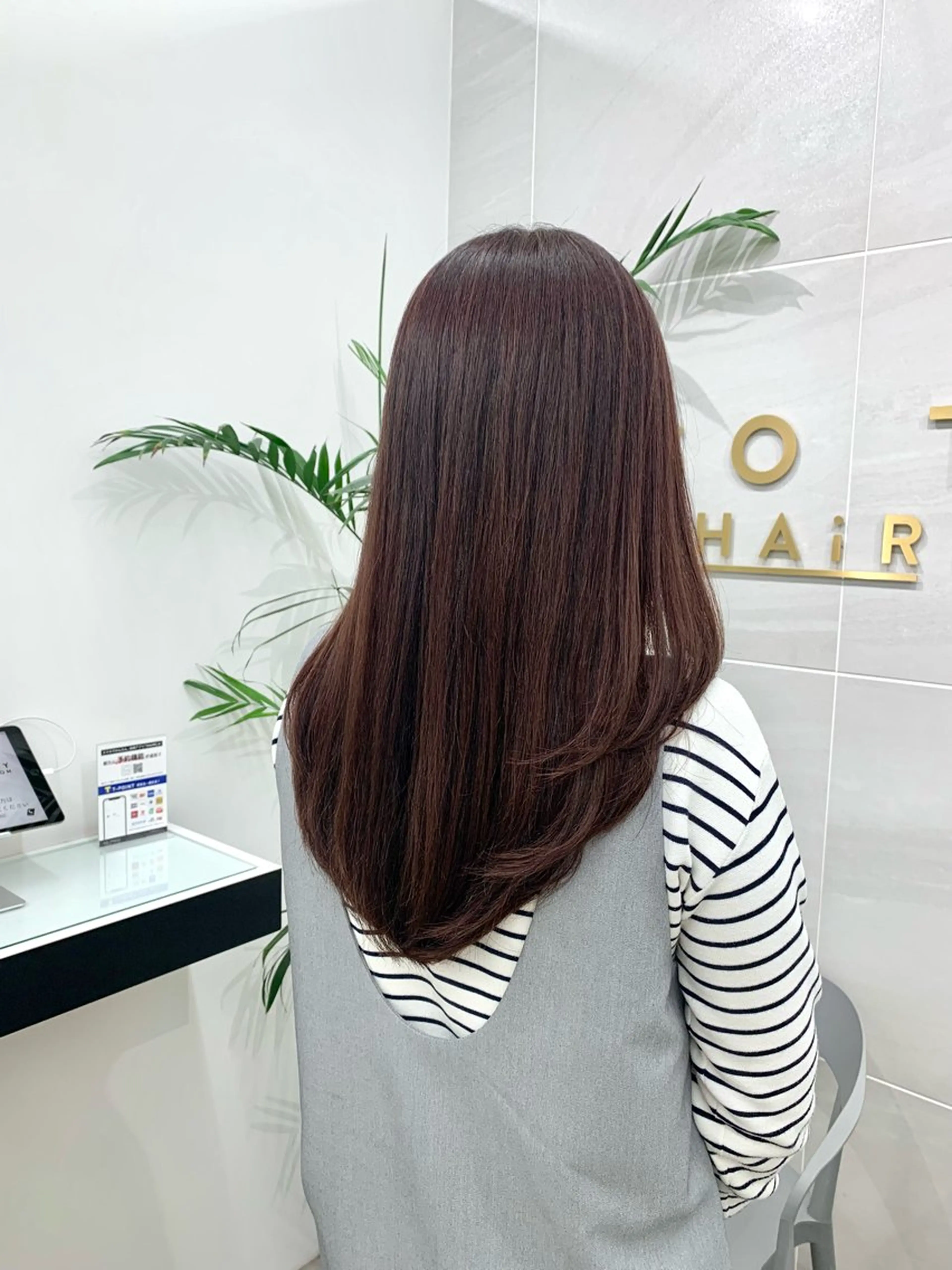 セミロング カラー ブラウンカラー カット ヘアカラー ヘッドスパ 本格ヘッドスパ🌿 ×ヘア　佐藤のヘアスタイル