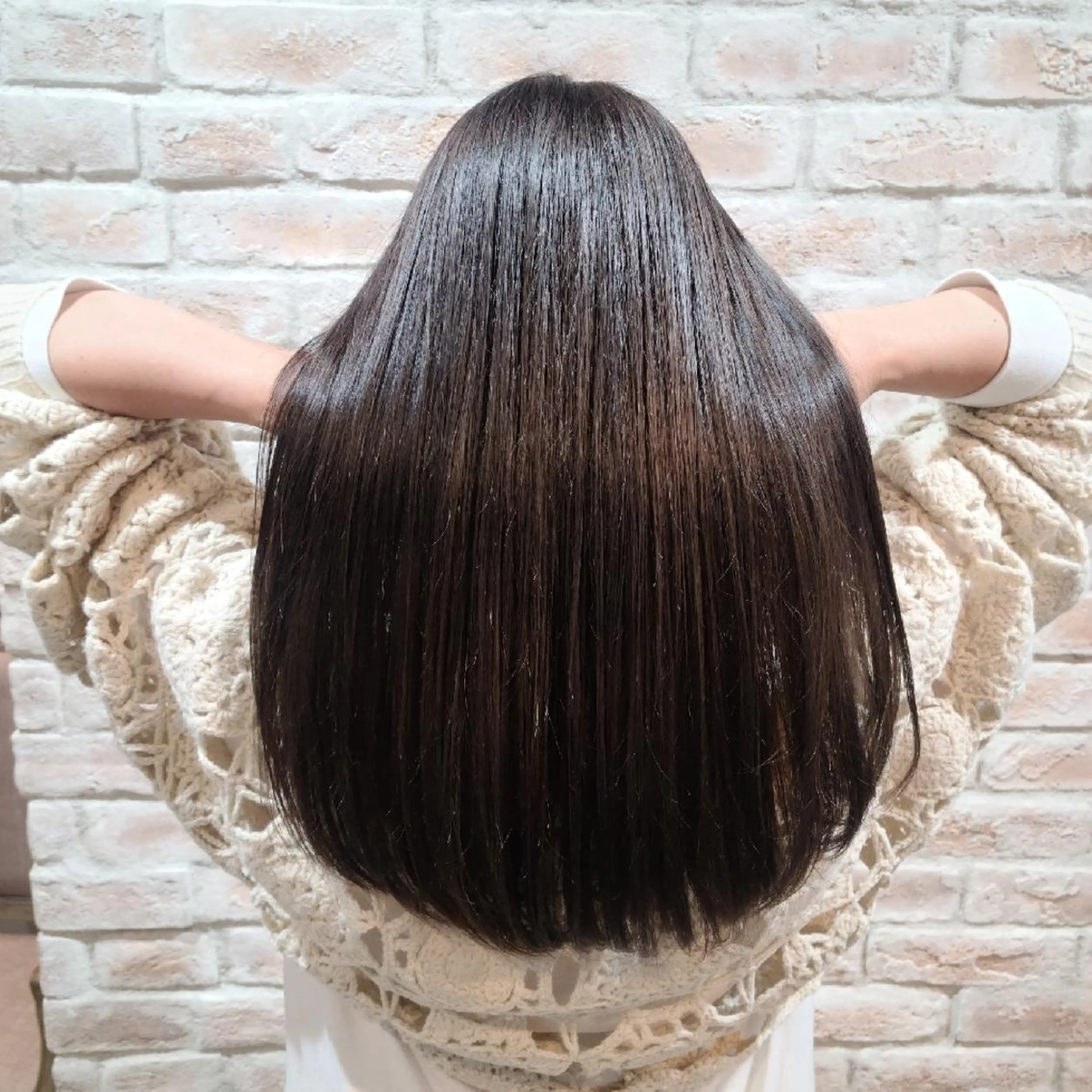 カラー ロング 赤松 摩美のヘアスタイル