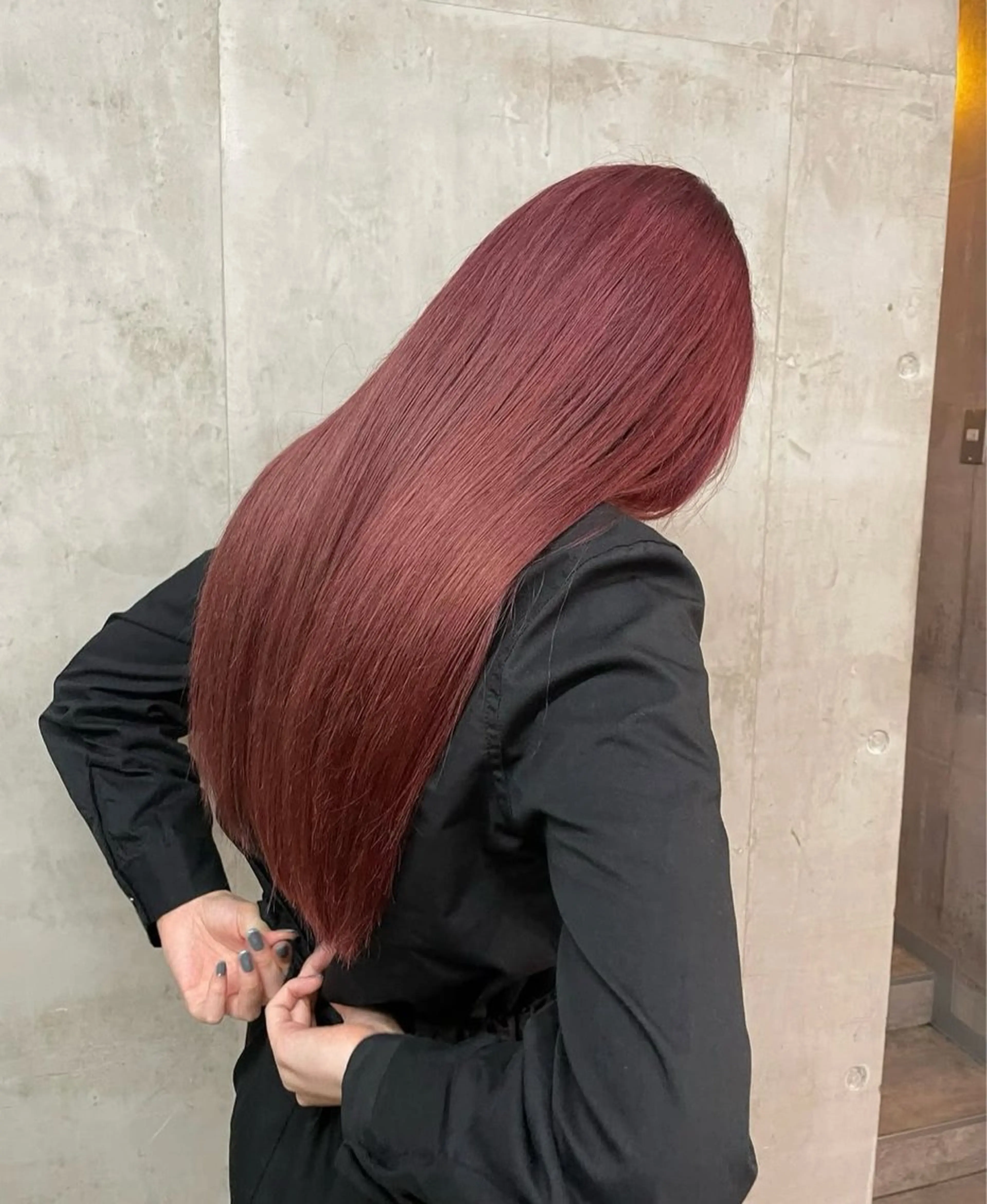 ロング ヘアカラー 透明感カラー/外苑前 /MIRAI🇰🇷のヘアスタイル