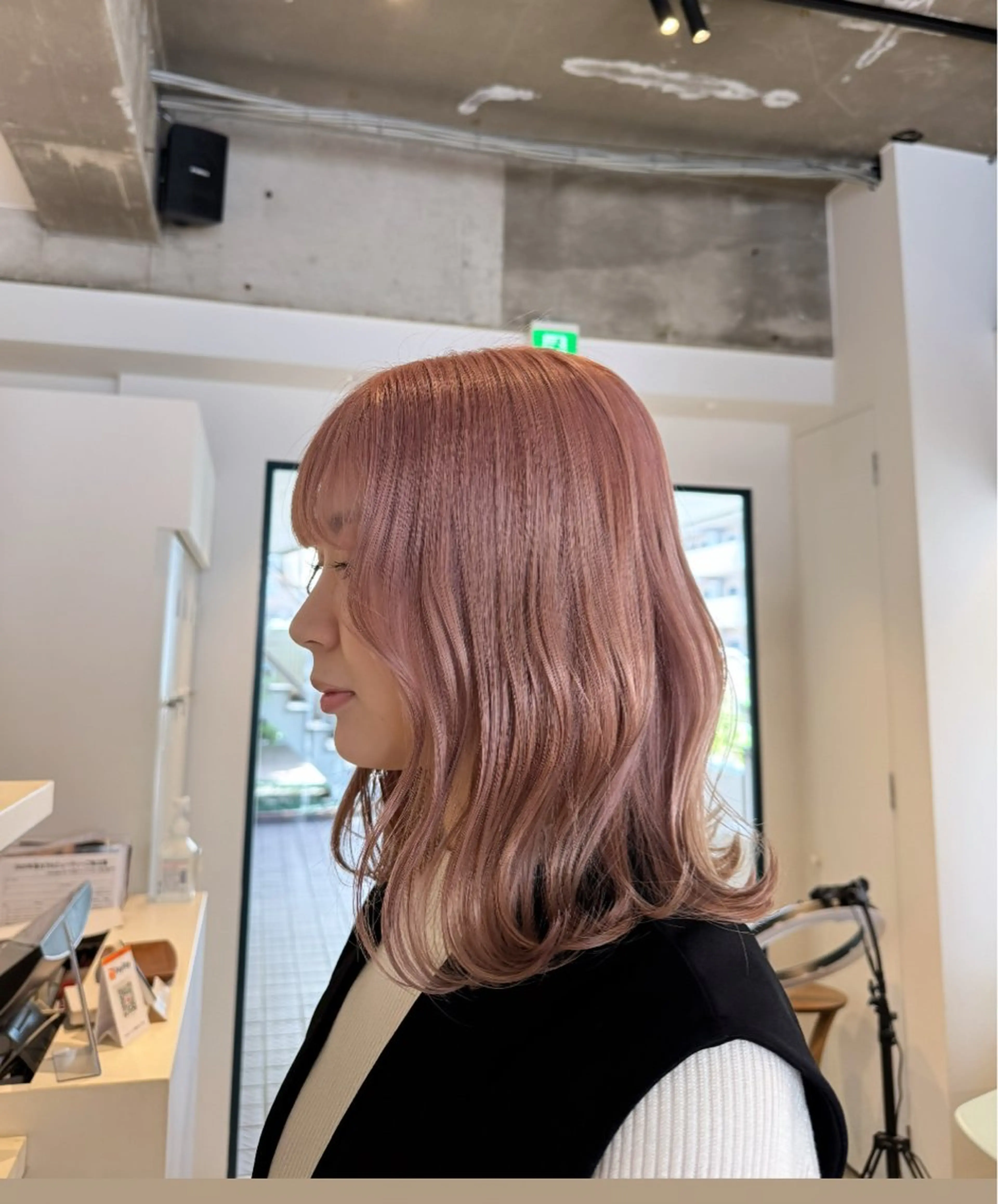 ミディアム カラー 艶髪/ハイトーン💎 レイヤー/Reijiのヘアスタイル