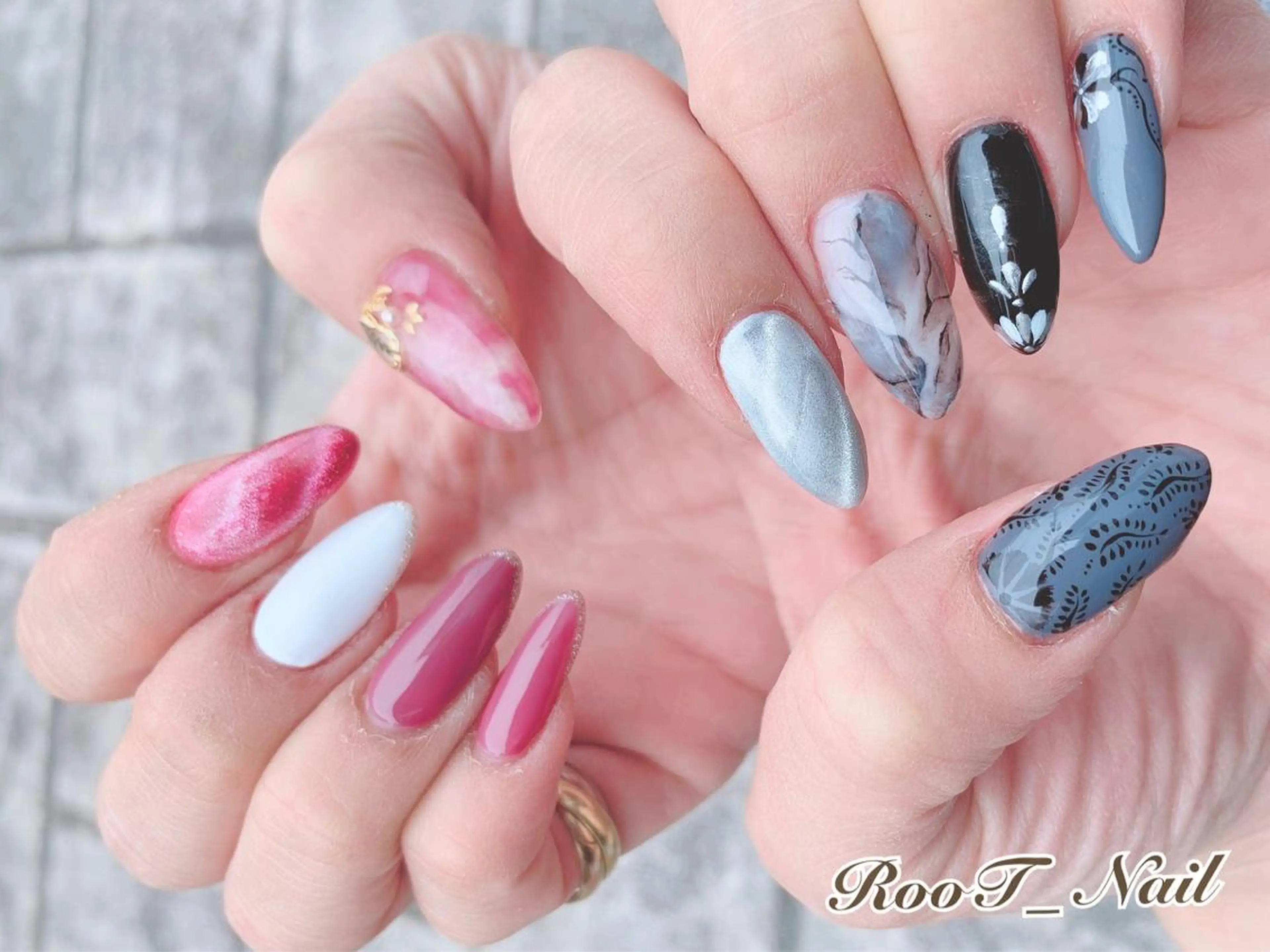 メンズ ネイル RooT Nailのネイルデザイン