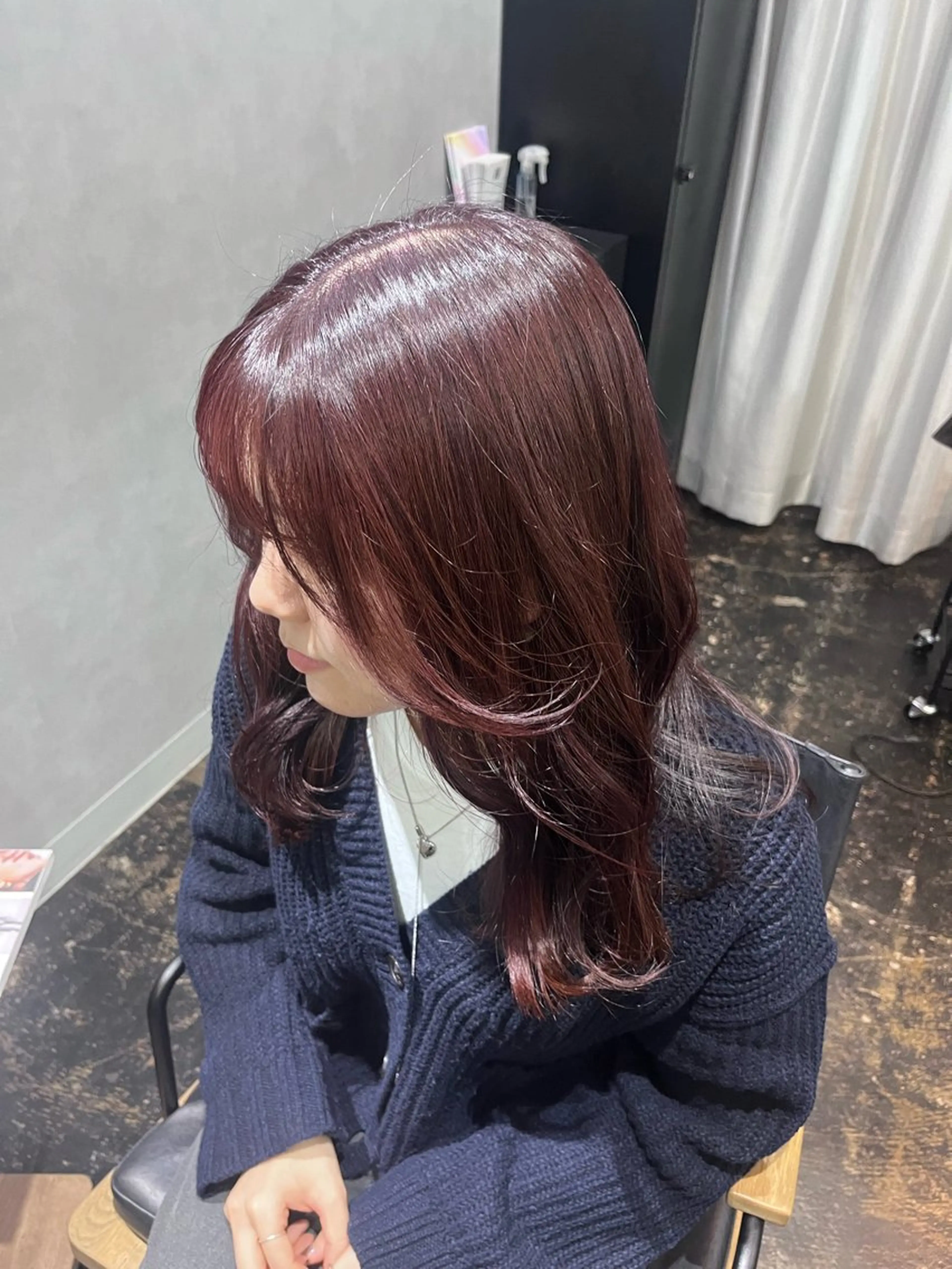 カラー ラベンダーカラー ピンクカラー ピンクラベンダー 縮毛矯正 トリートメント 透明感カラー/パーマ 🌀アオノのヘアスタイル