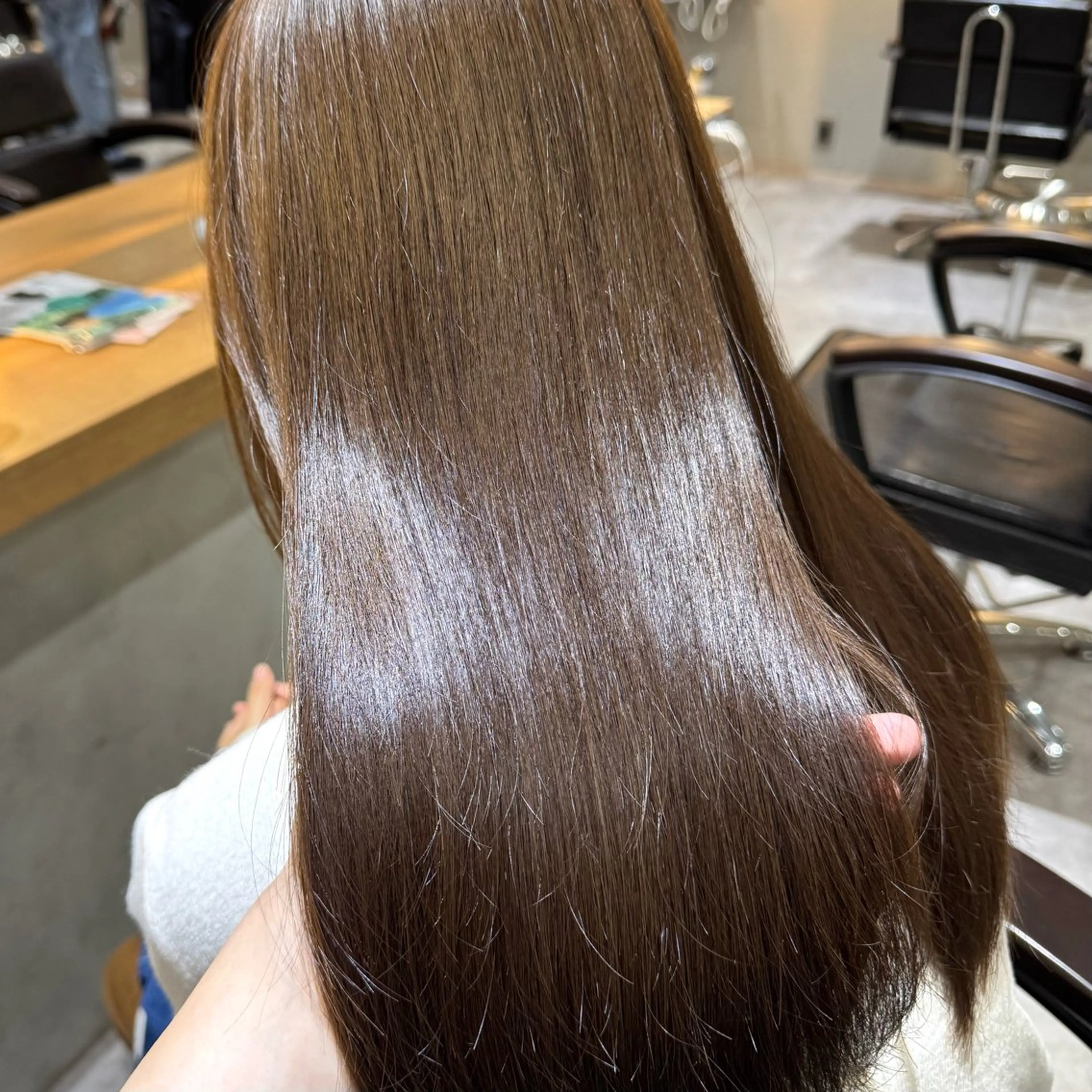 ロング カラー ヘアアレンジ ヘアカラー ブリーチなしカラー /新百合ヶ丘/安形翔のヘアスタイル