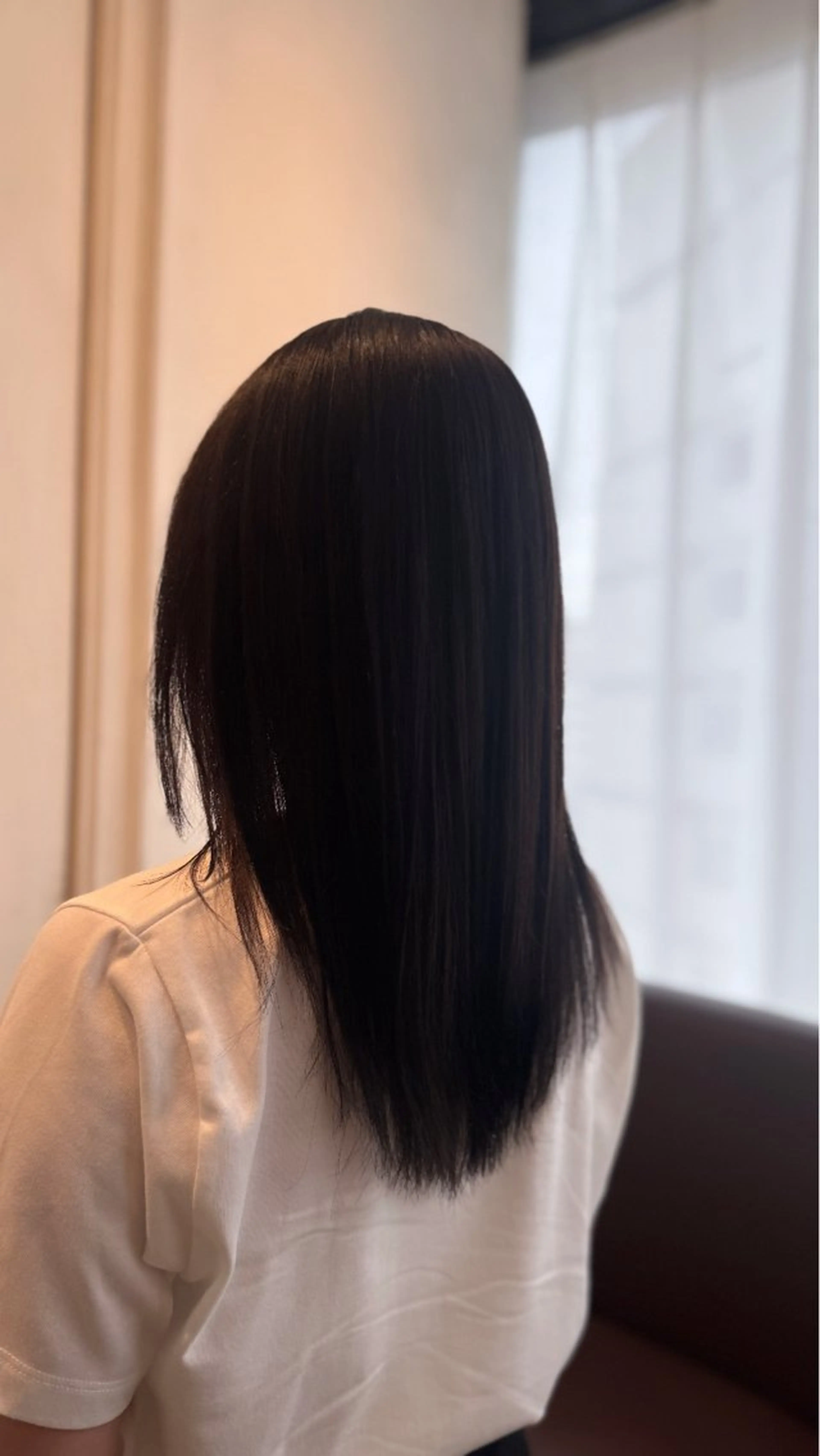 ロング 縮毛矯正 トリートメント 新宿三丁目💜 空陽💙のヘアスタイル