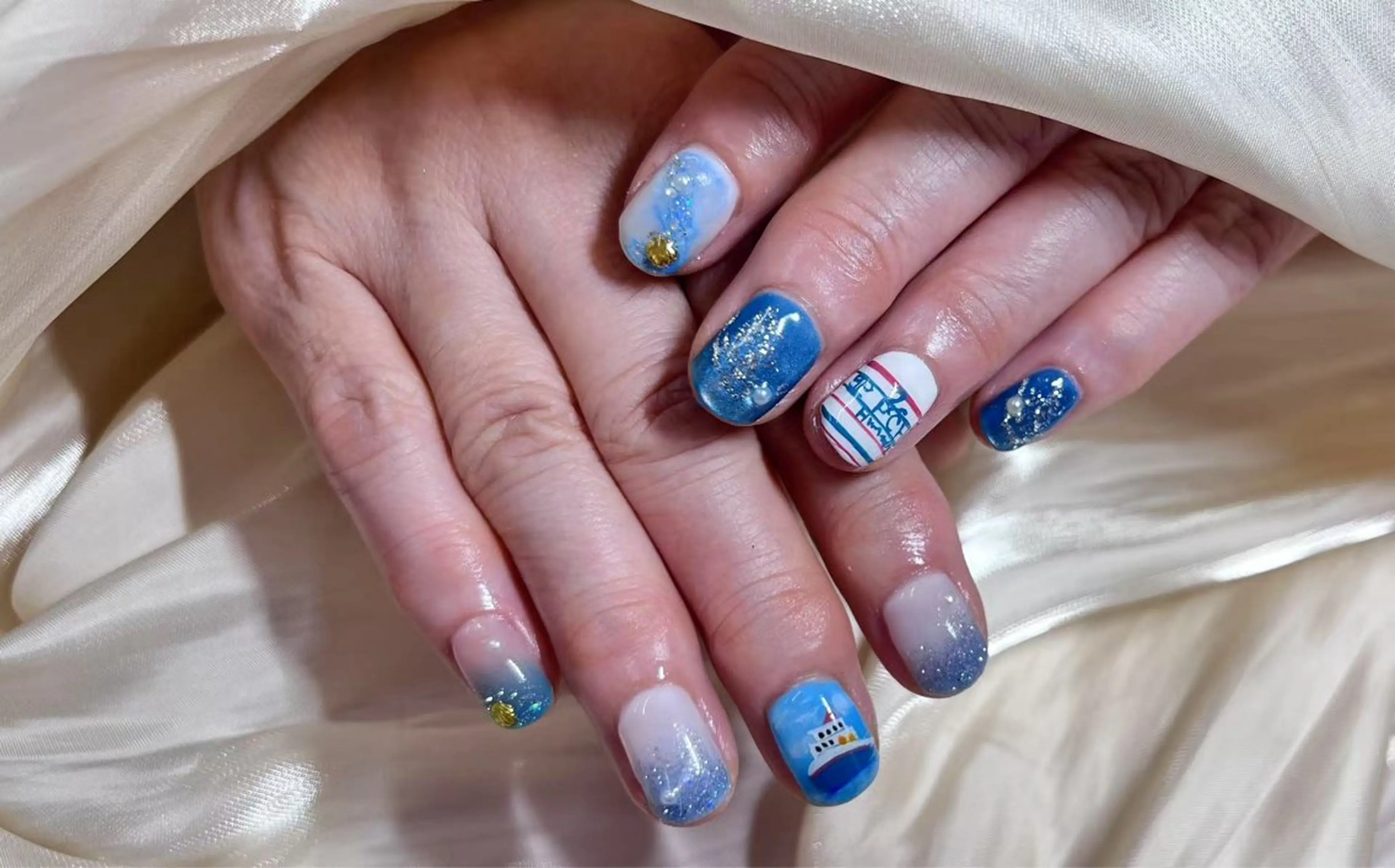 ネイル アートネイル 💜MIYA nail川崎店のネイルデザイン