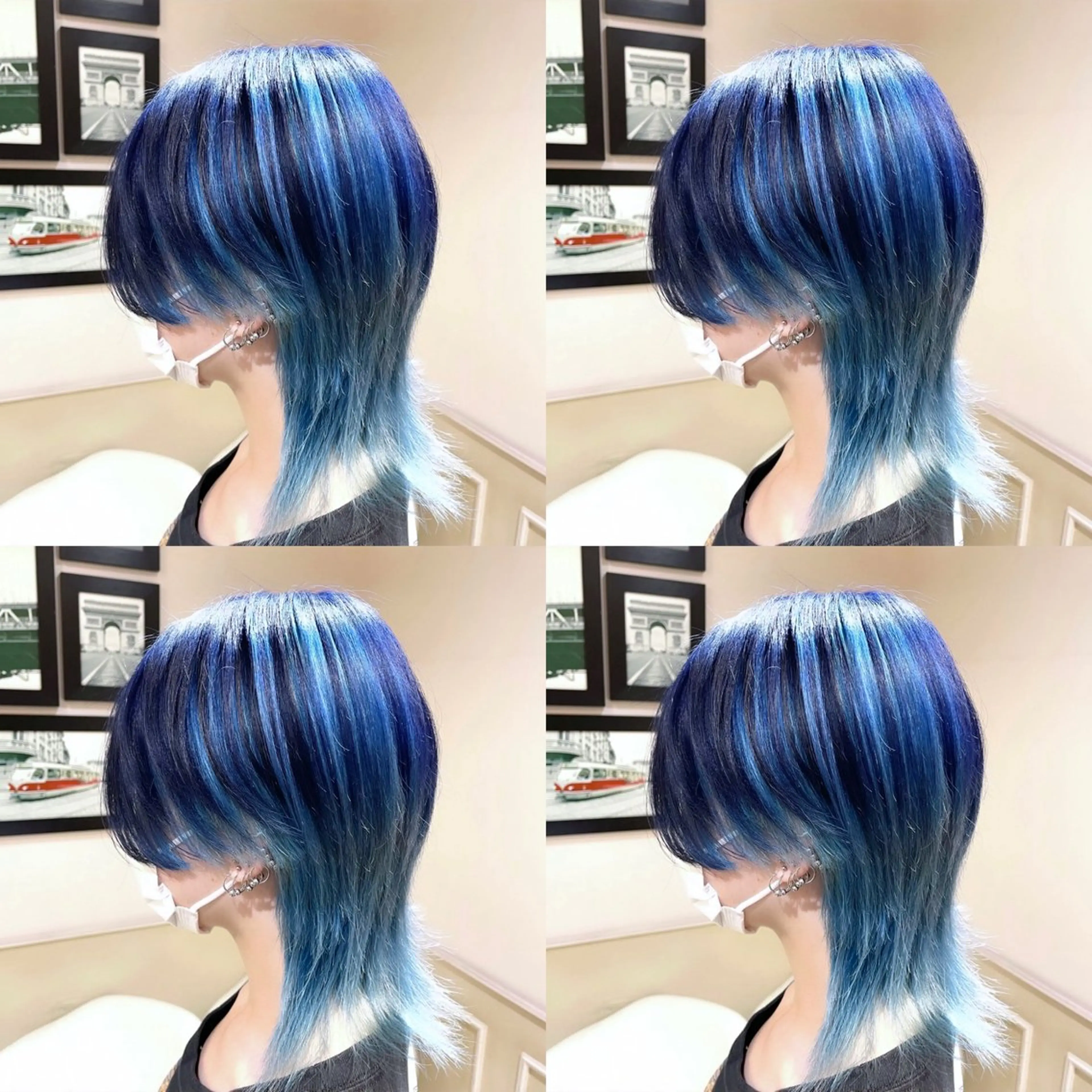 ショート カラー ネイビーカラー 🌟トップデザイナー 高橋🌟のヘアスタイル