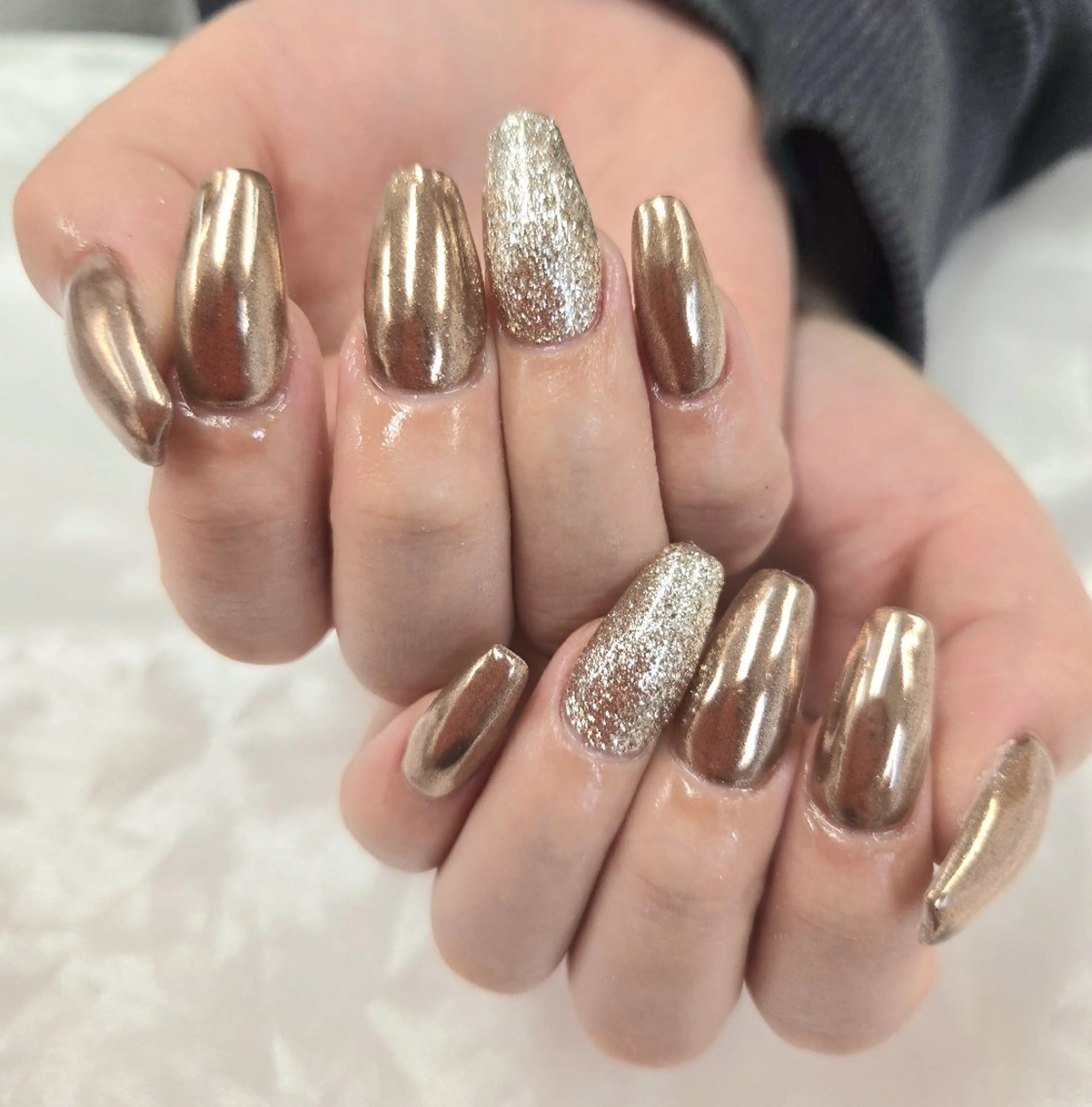 ネイル アートネイル オーロラネイル チークネイル ジェルネイル グラデーション ハンドネイル 河野ちえ (雑誌掲載サロン)のネイルデザイン