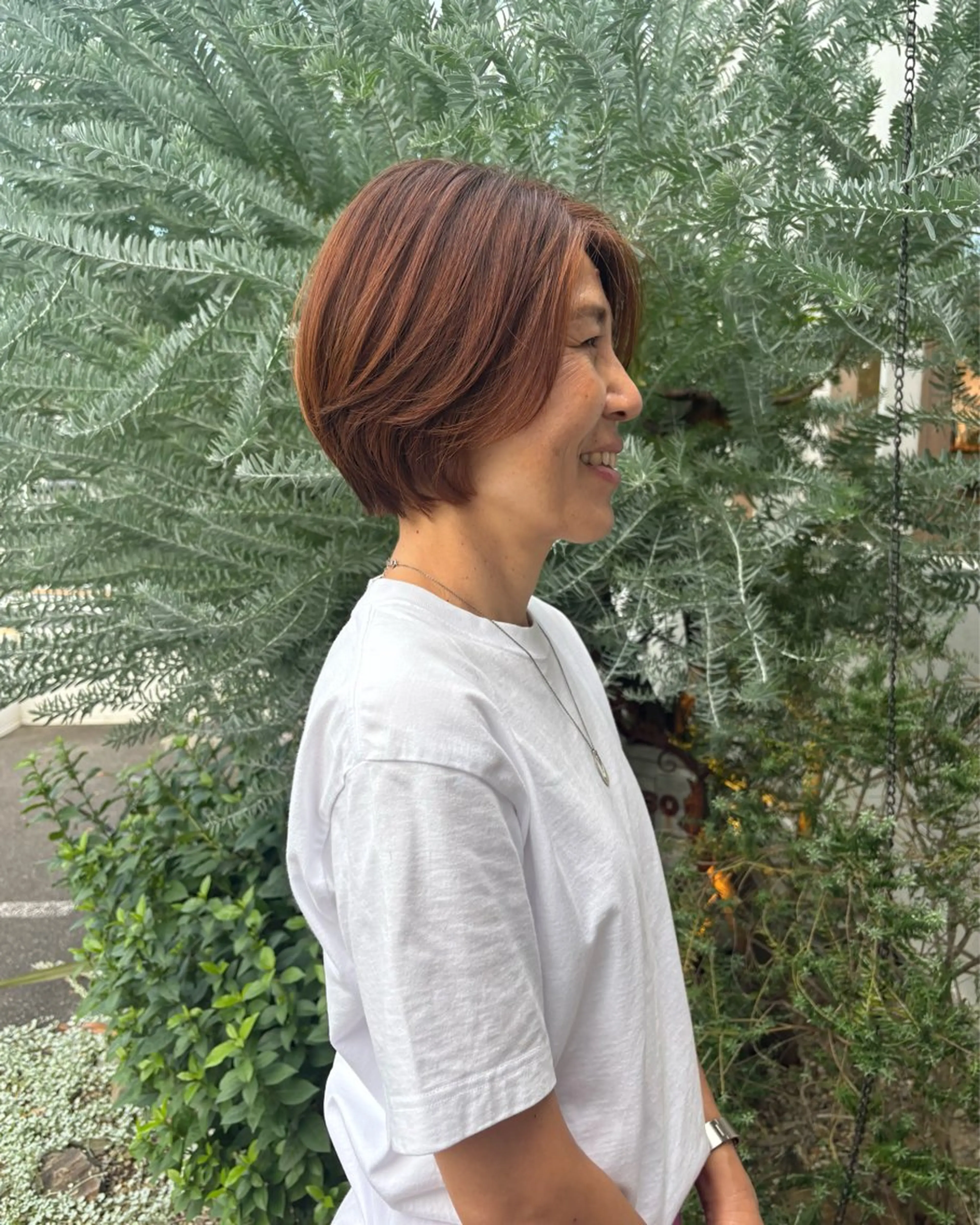 ショート レイヤーカット パライソ南公園店 神津 由依のヘアスタイル