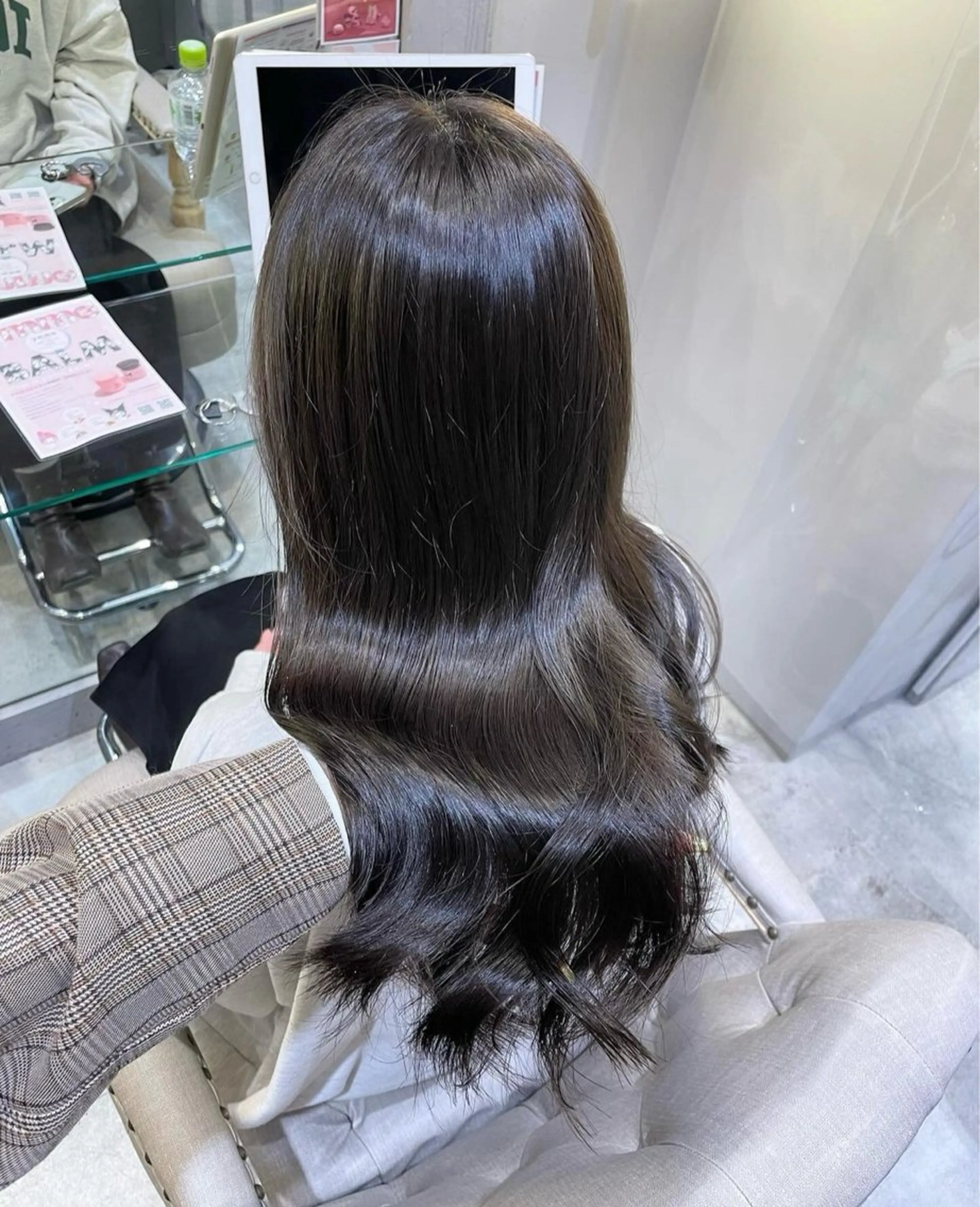 最新ダメージレス艶カラー𓊆ྀི やわらかグレージュ🩶𓊇ྀིの写真