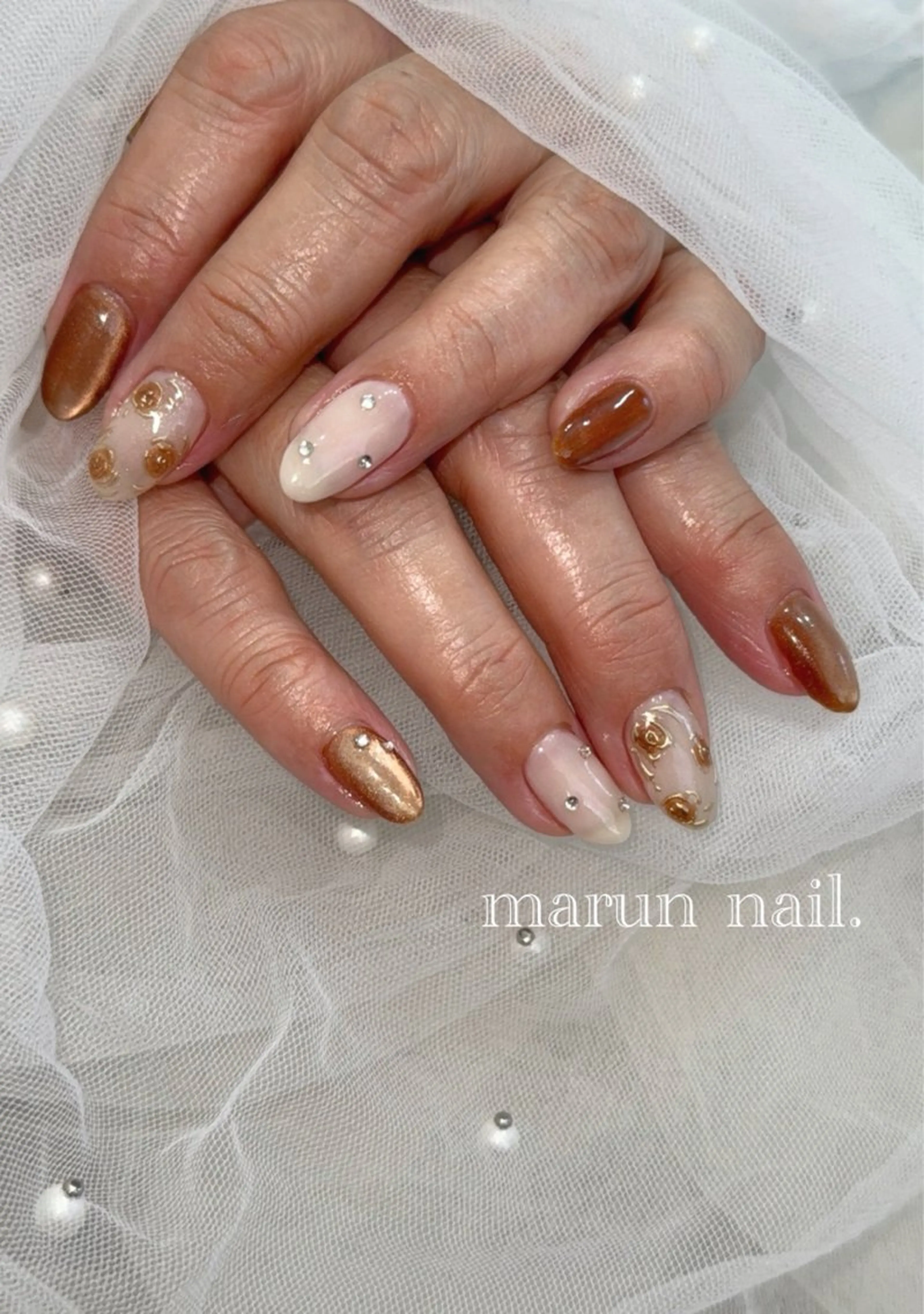 ネイル ハンドネイル marun._ megumi.のネイルデザイン