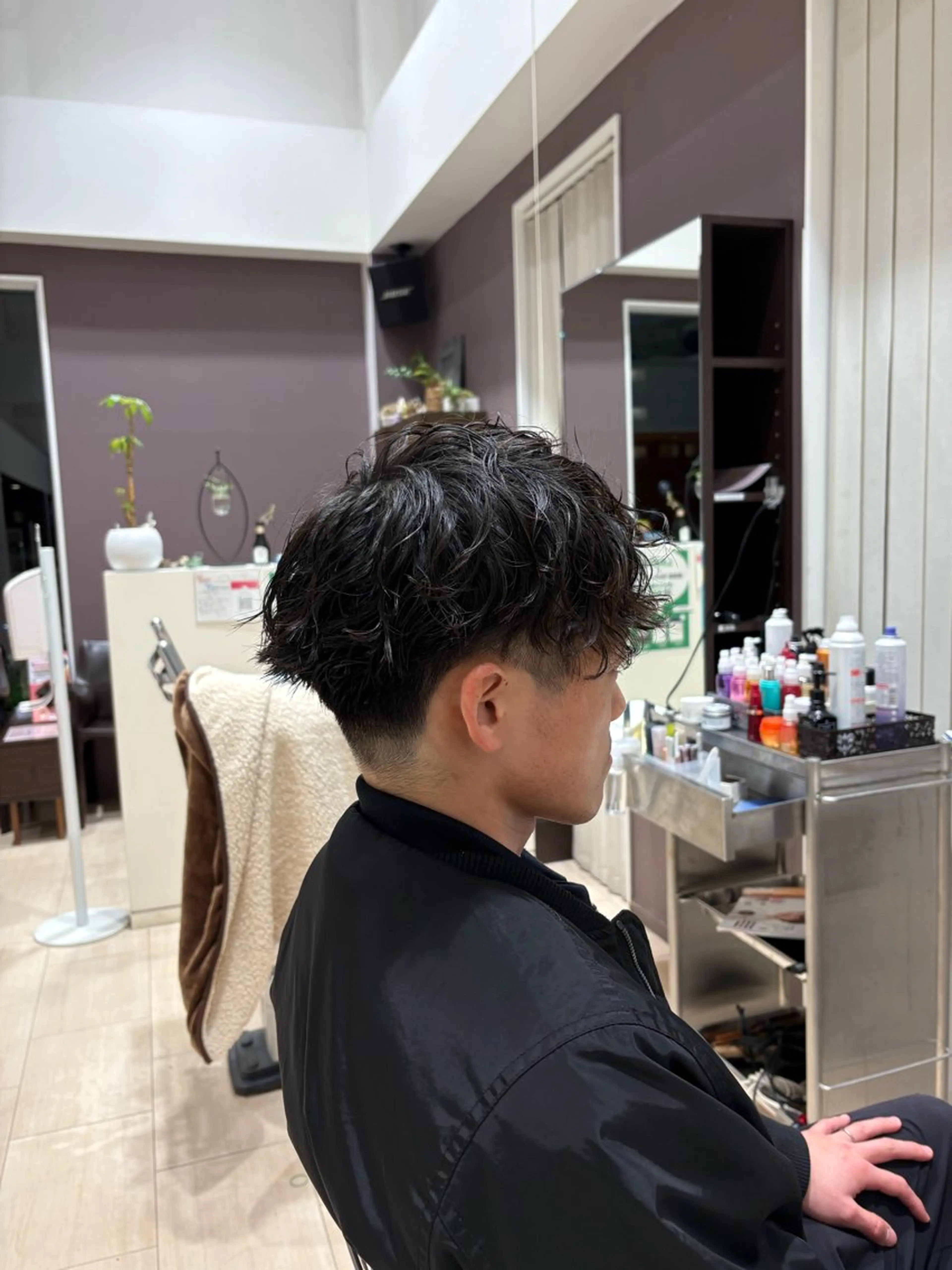 ショート メンズ メンズパーマ 三浦 航平のヘアスタイル