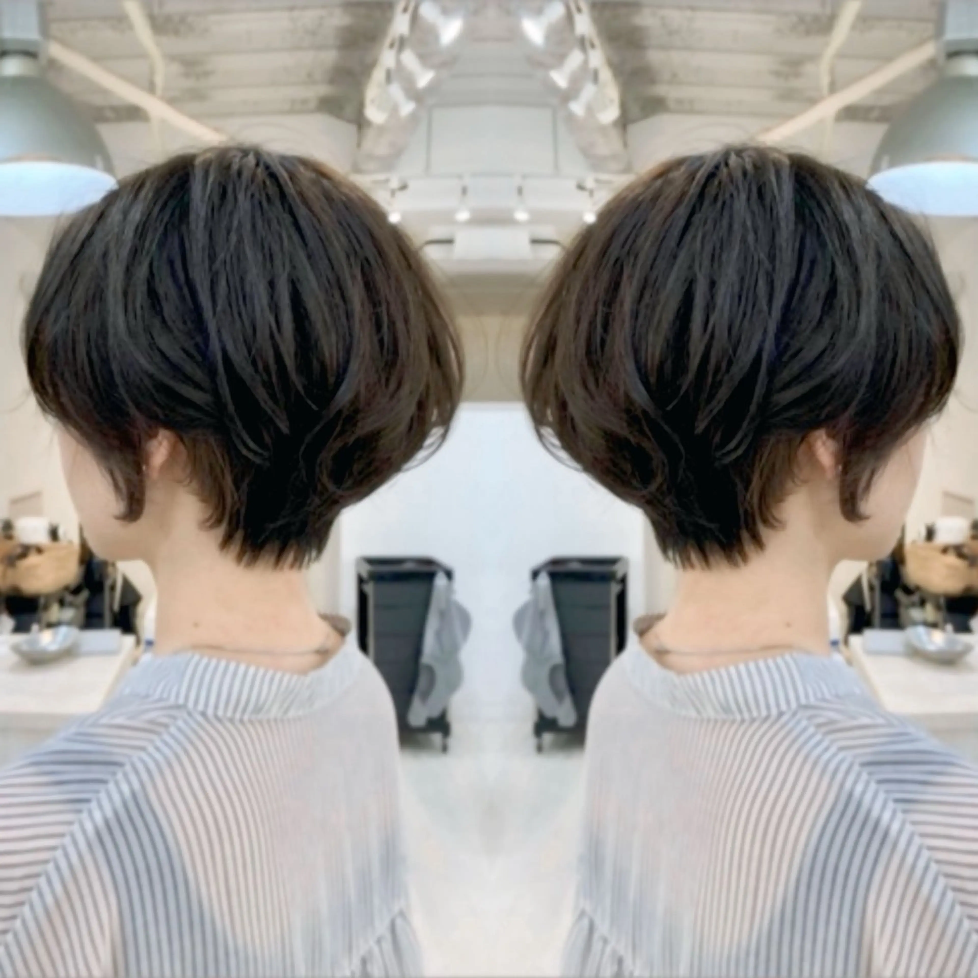 ショート カラー カット ヘアカラー トリートメント 前田 健太のヘアスタイル