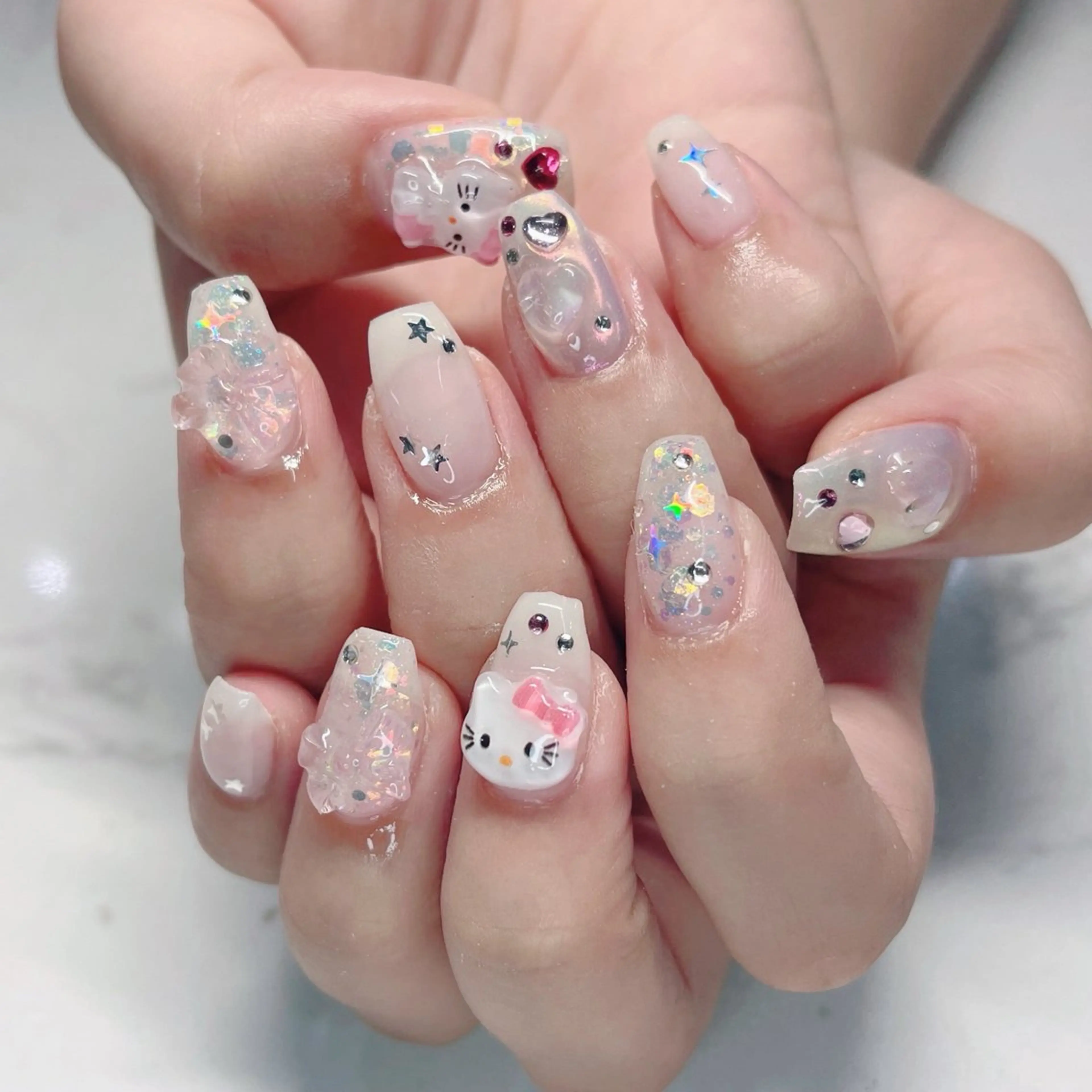 ネイル アートネイル ハンドネイル pomy nail 新宿店所属・otomi 🌼*･のネイルデザイン