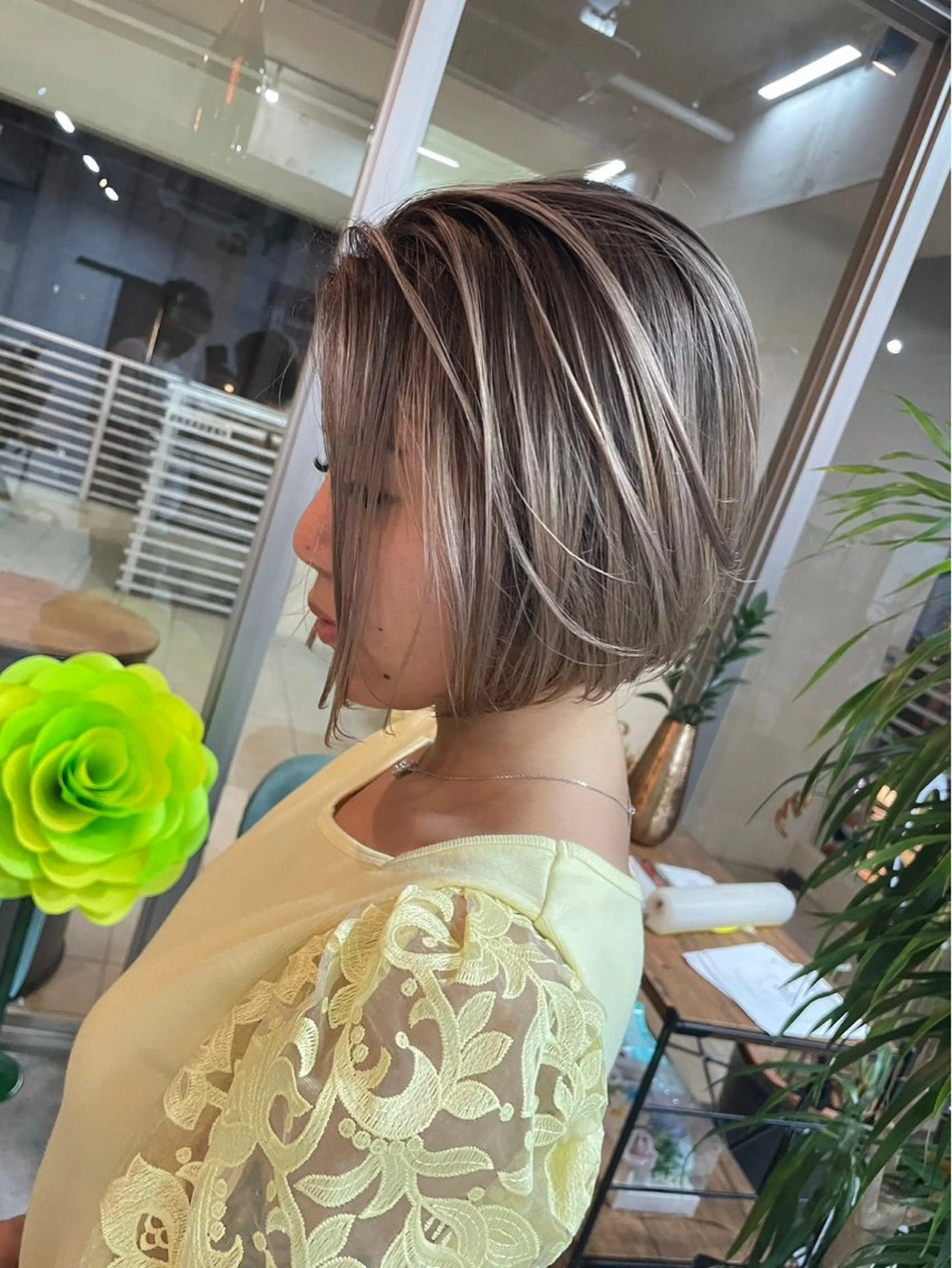 ショート カラー C'LD Hair Produce【シールドヘアープロデュース】所属・シールドヘアー/那覇 /縮毛矯正/ブリーチのヘアスタイル