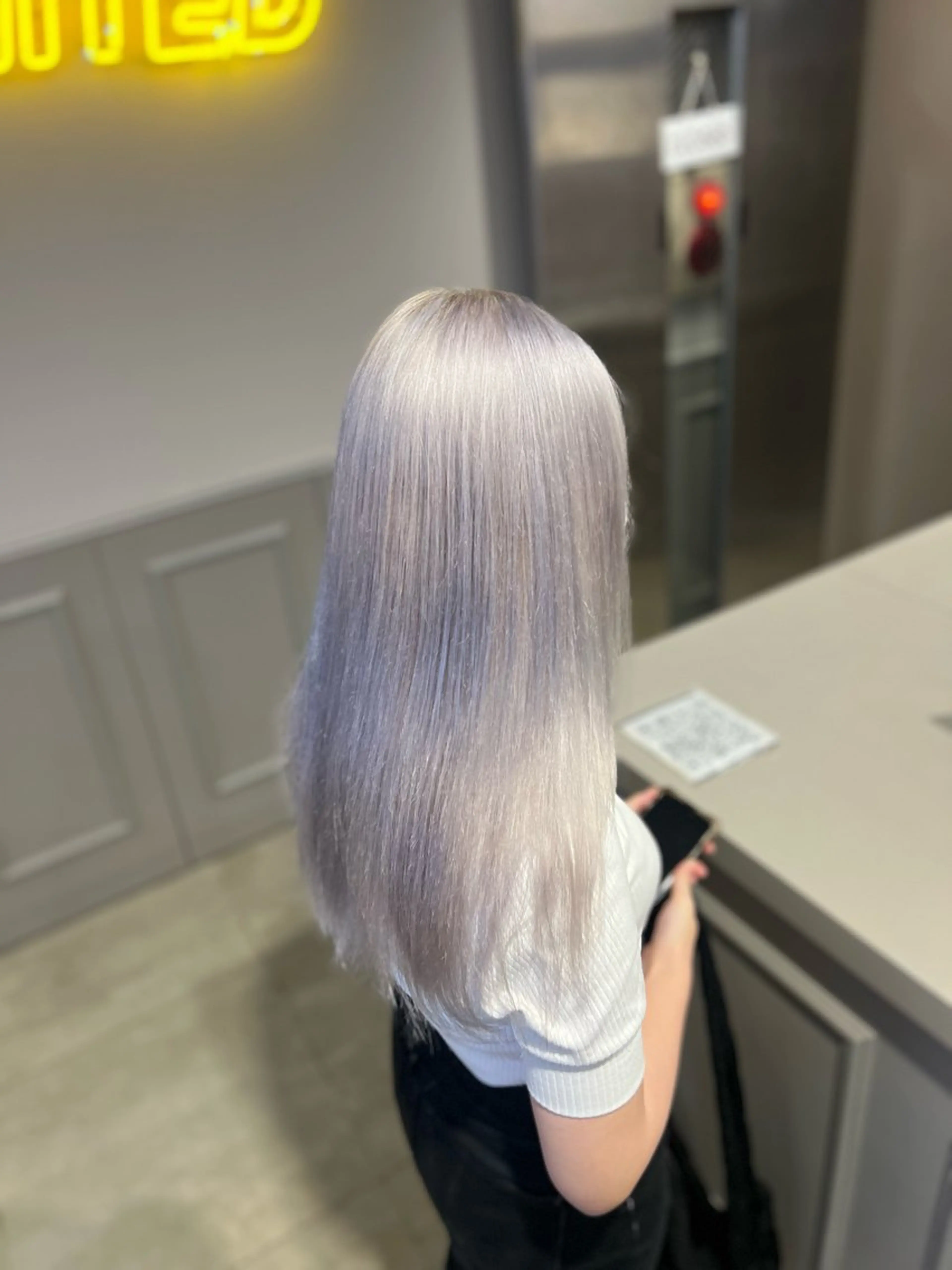 ロング カラー ヘアカラー 韓国レイヤーカット /REIのヘアスタイル