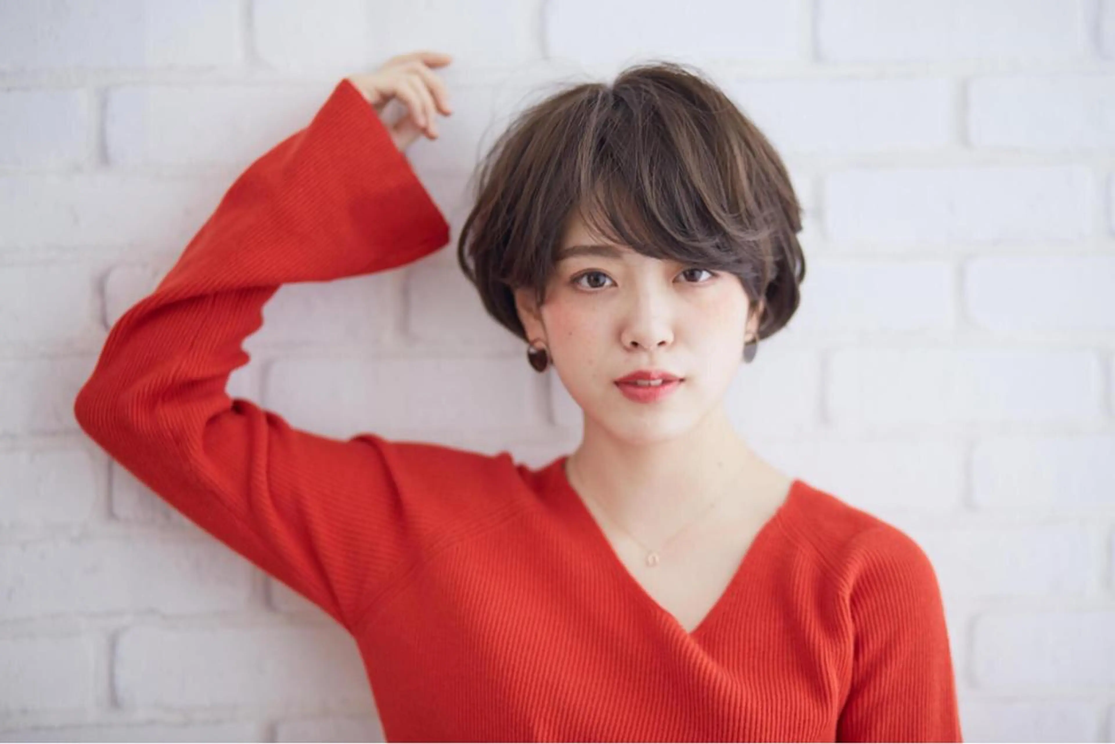 ショート パーマ THE DAY所属・AKI HASHIMOTOのヘアスタイル