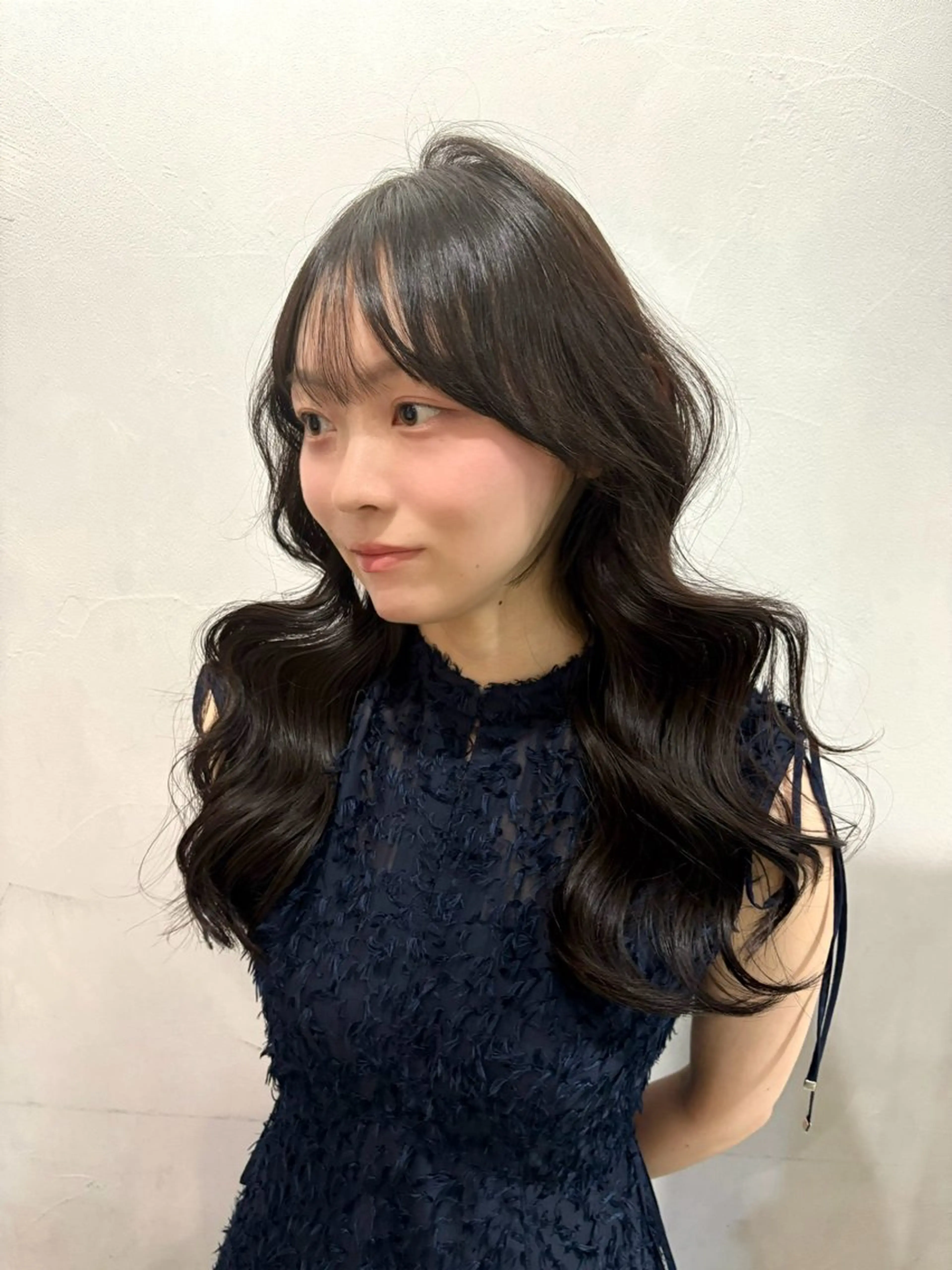 ロング カラー ヘアアレンジ 松本 美海のヘアスタイル