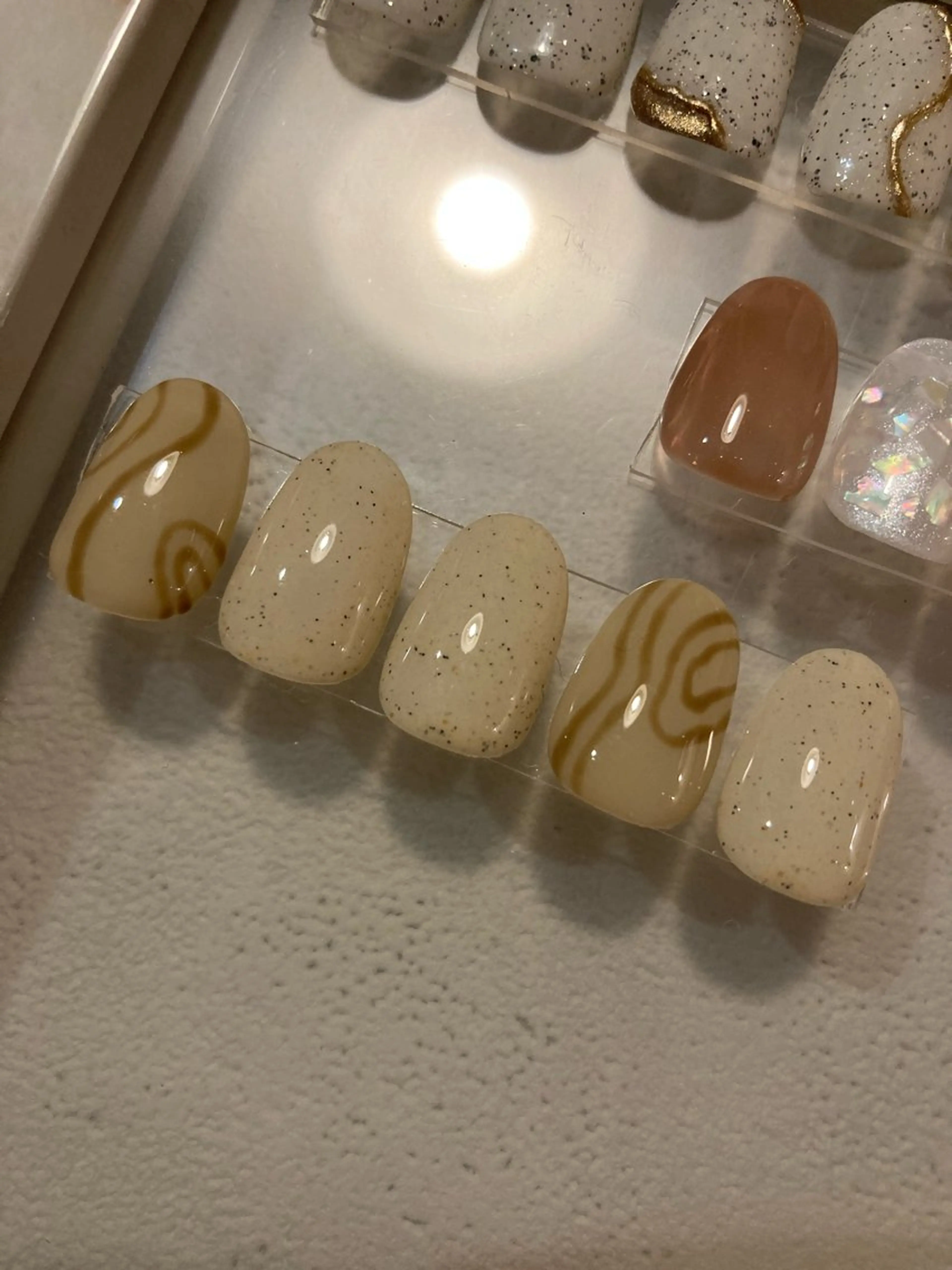 ネイル アートネイル ジェルネイル マットネイル ニュアンスネイル ワンカラーネイル リビングサロン ricca【リッカ】のネイルデザイン