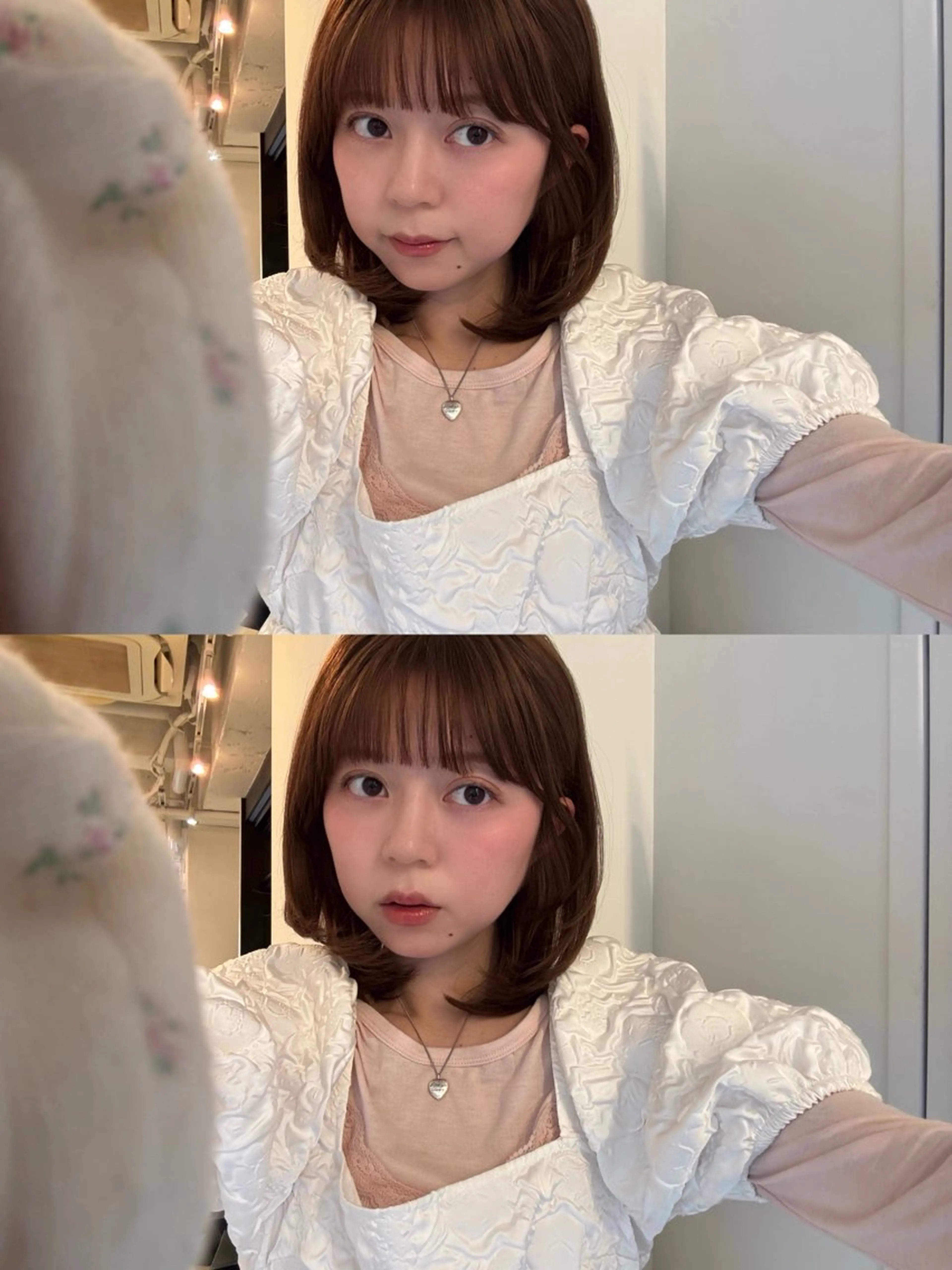 ミディアム カラー カット ヘアカラー riria/ボブ /ブラウンカラー🎀のヘアスタイル