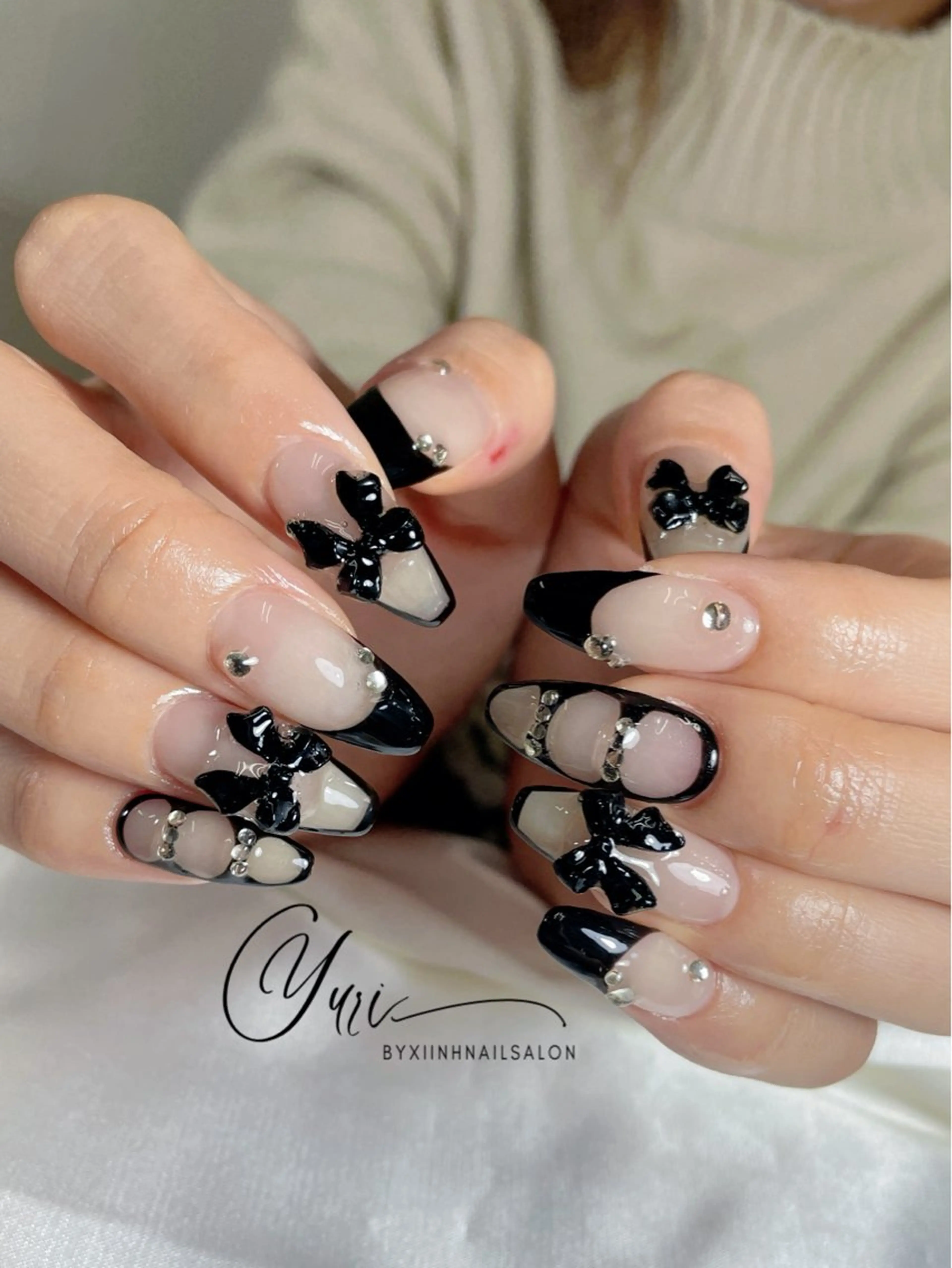 ネイル チークネイル 桜ネイル 長さ出し フットネイル ジェルネイル ハンドネイル YURI NAILのネイルデザイン