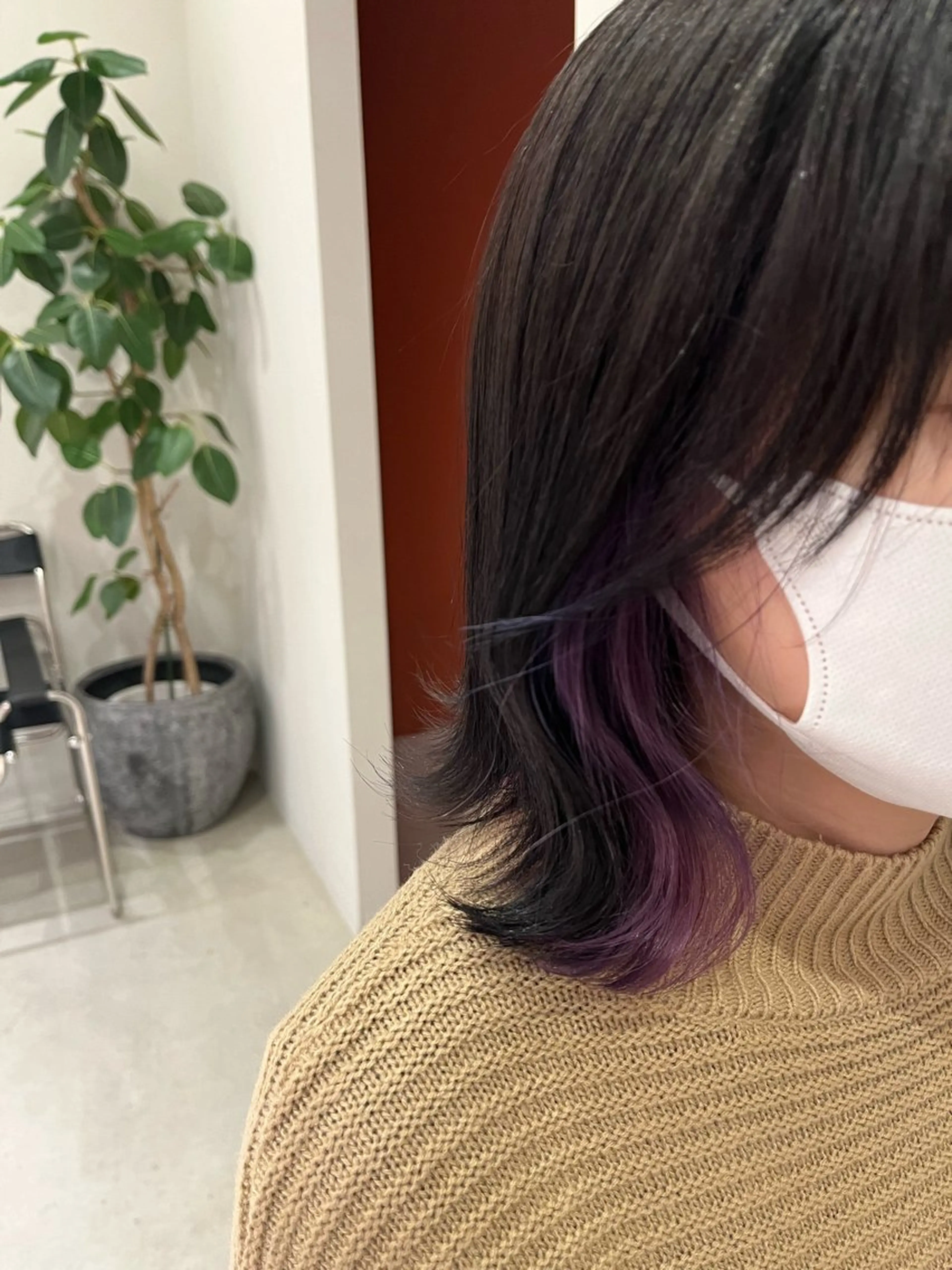 ミディアム ramphy 加藤 美羽のヘアスタイル