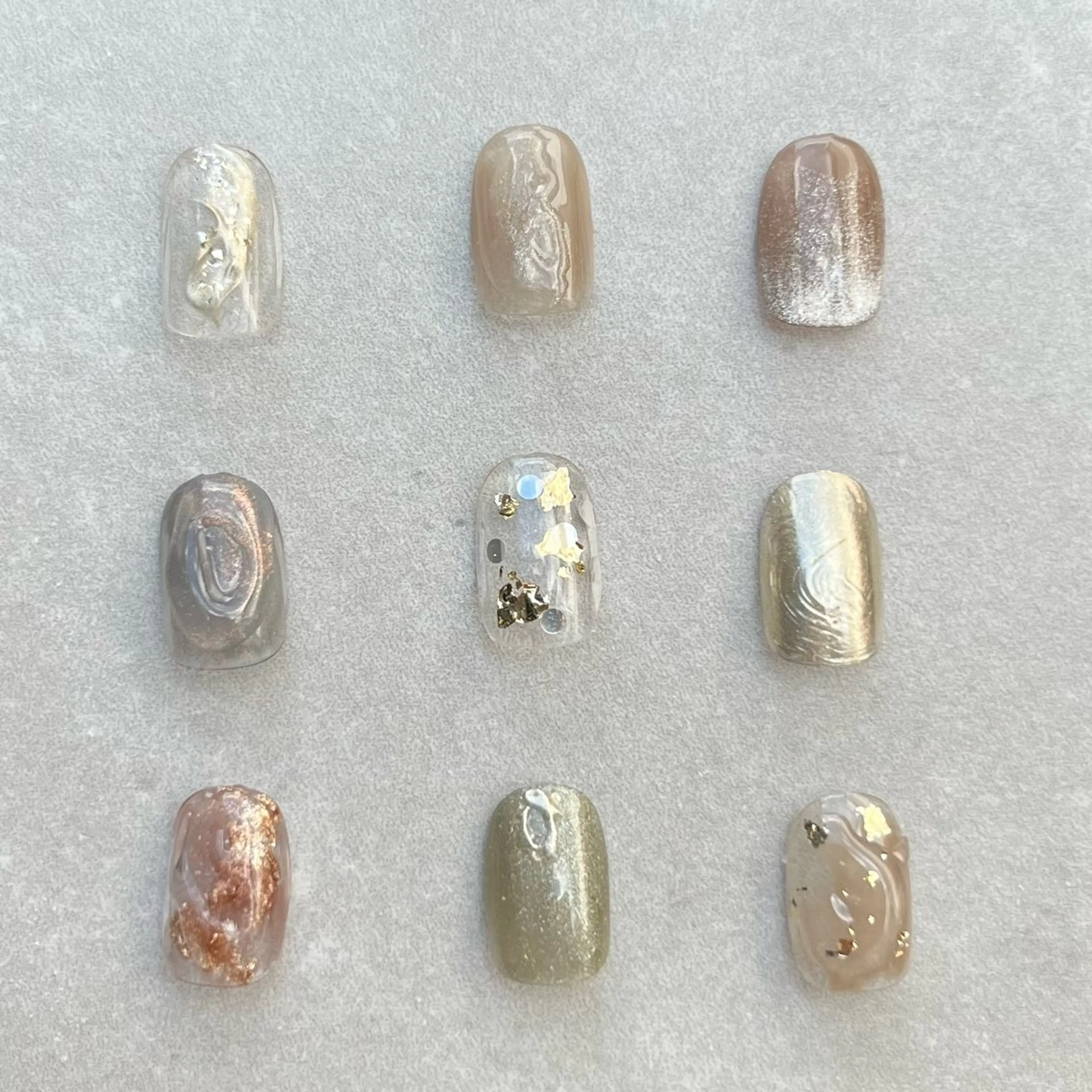 ネイル ハンドネイル Ray. ちゅるん系ニュアンスのネイルデザイン