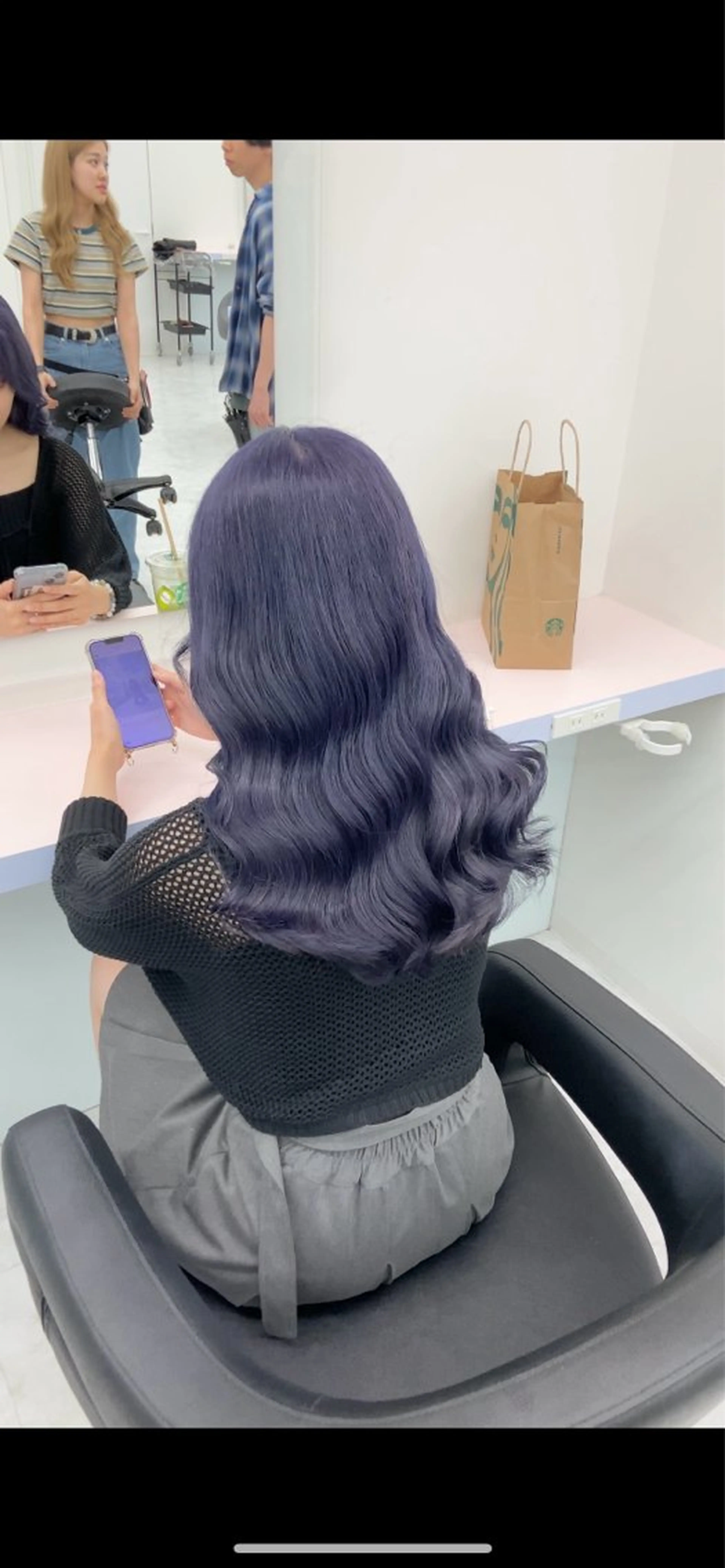 セミロング カラー ブリーチ ケアブリーチ ダブルカラー イヤリングカラー インナーカラー ヘアカラー トリートメント ヘアセット カラー指名NO.1 🌈Neneのヘアスタイル