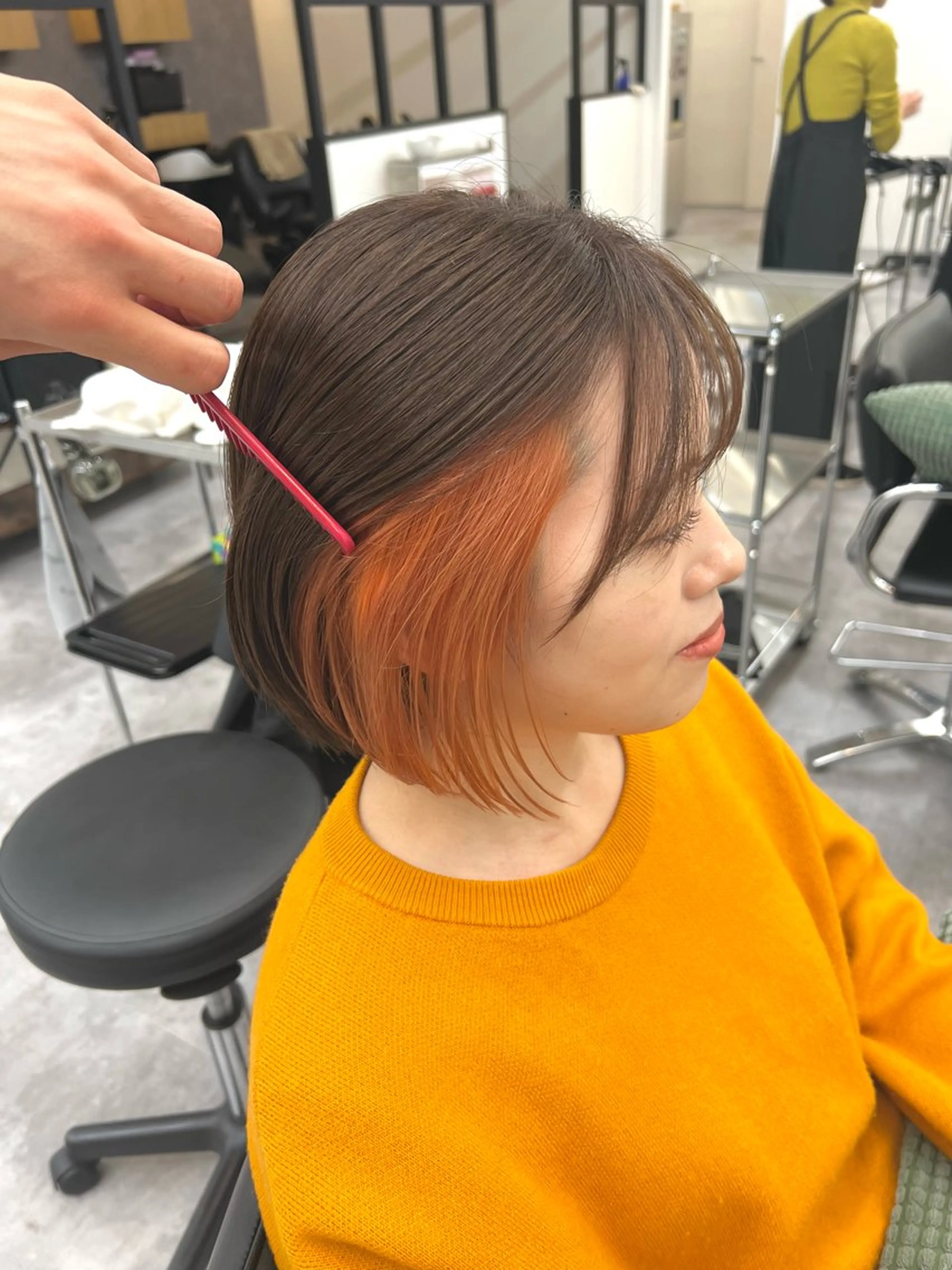 ショート カラー インナーカラー ボブ ✨NOMAD印西✨ 黒川勇輝のヘアスタイル