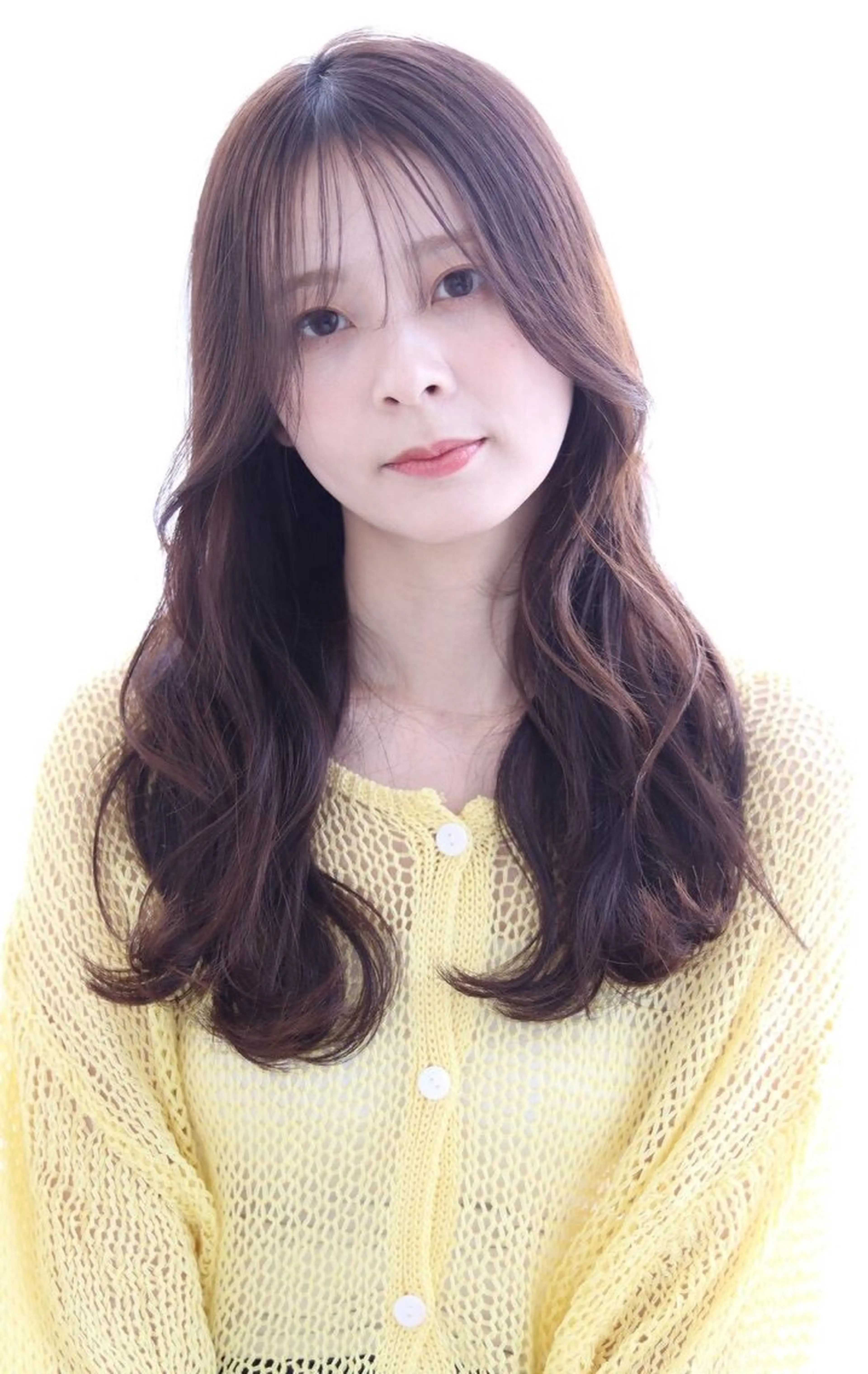 ロング 林 美里のヘアスタイル
