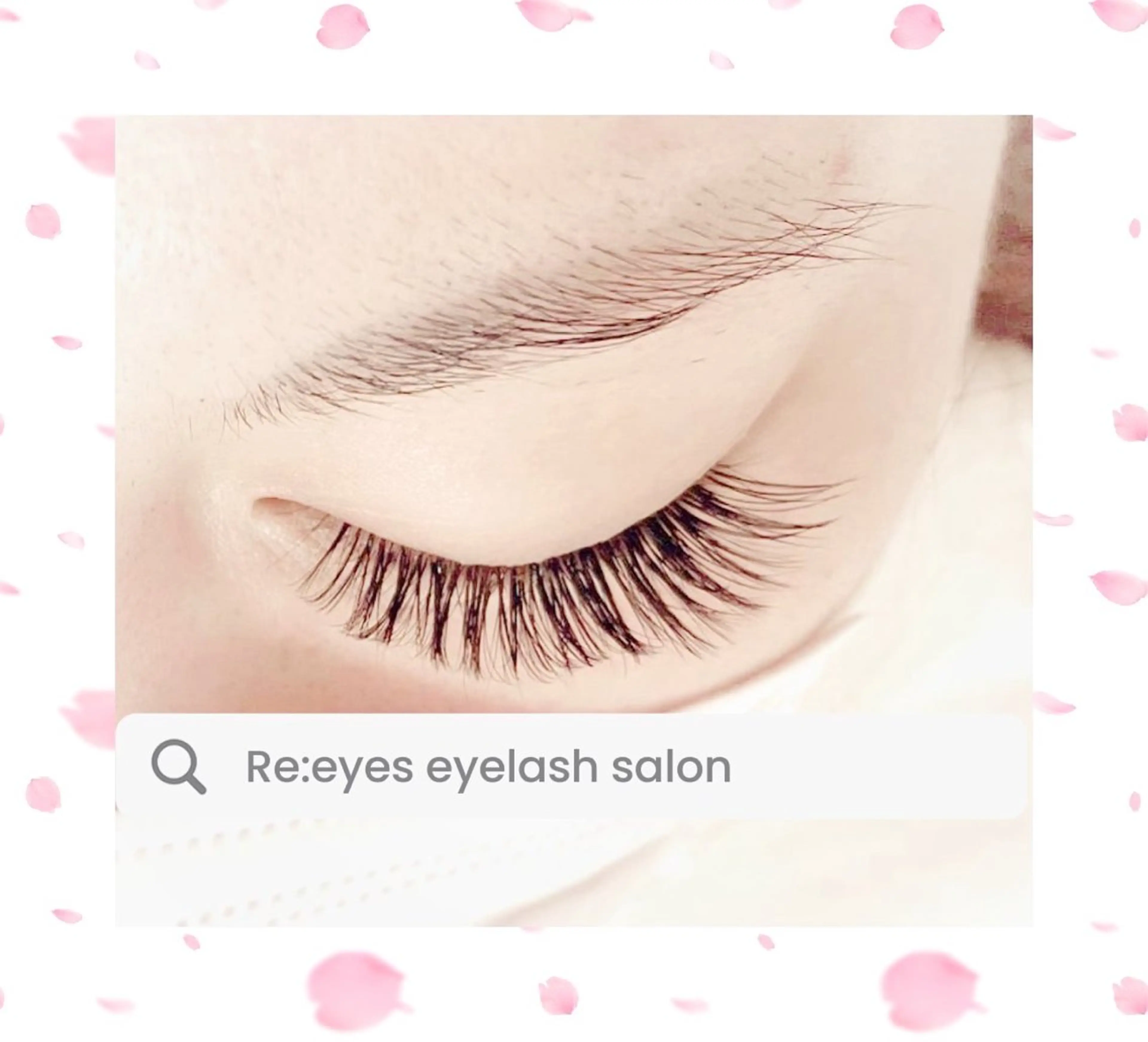 マツエク・マツパ 付け放題 ボリュームラッシュ Re:eyes🌙 〜リアイズ〜のマツエク・マツパデザイン