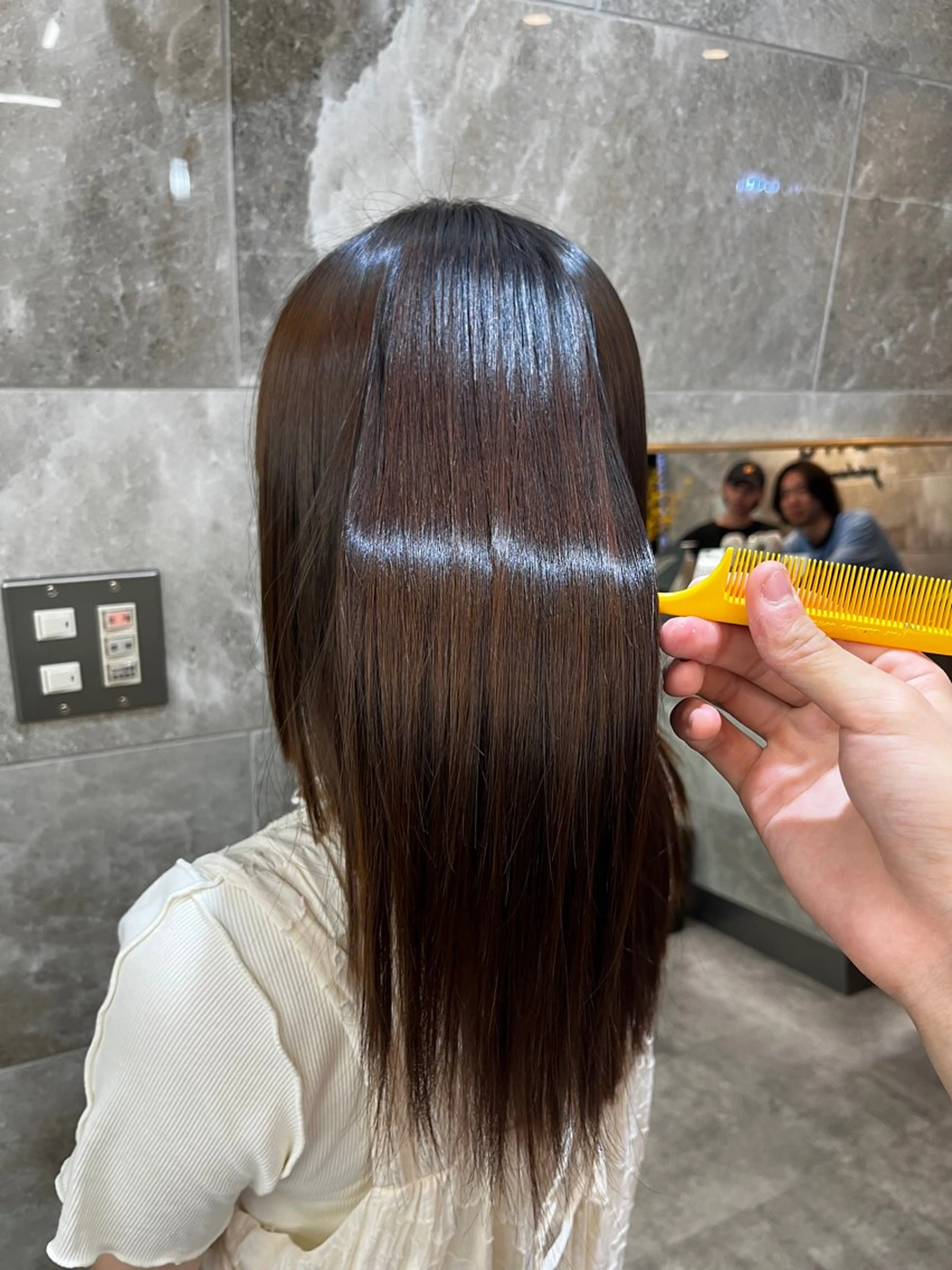 ミディアム ハイトーン/横浜 /伊藤　怜のヘアスタイル