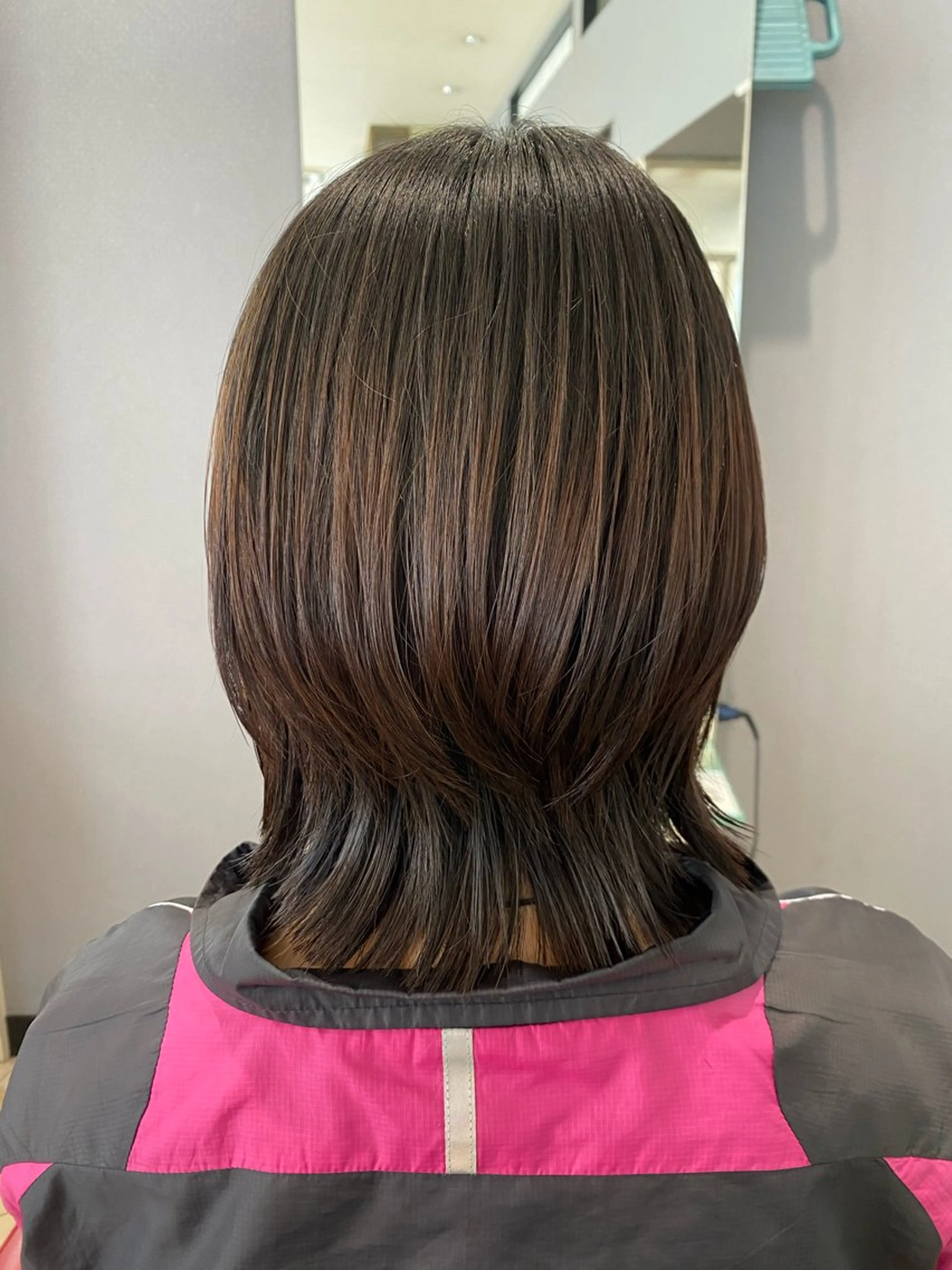 ミディアム ボブ ウルフカット ウルフボブ 牧 ゆりか𓋈のヘアスタイル